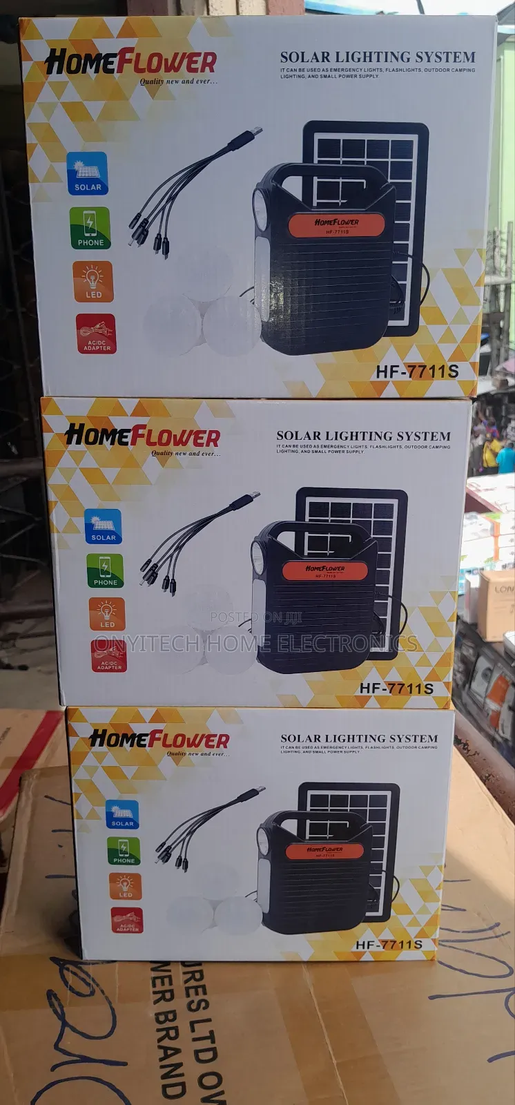 Homeflower Solar Lighting System (Hf-7711s)