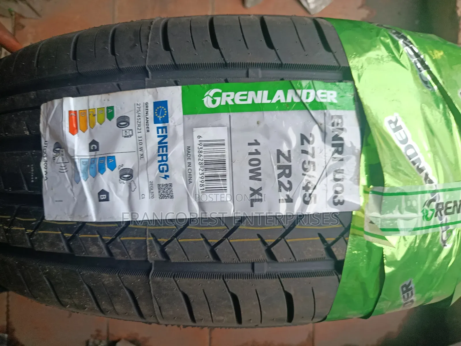 275/45r21 Grenlander Tyre