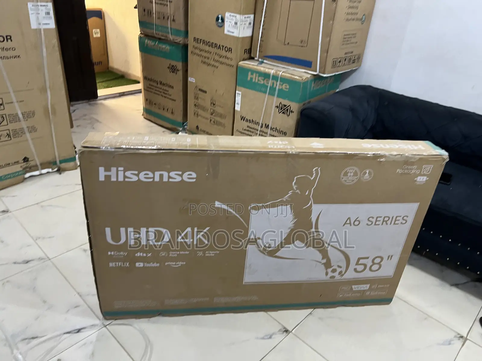 Hisense 58 Inches Uhd Tv Suitable for Sports and Movie Viewing