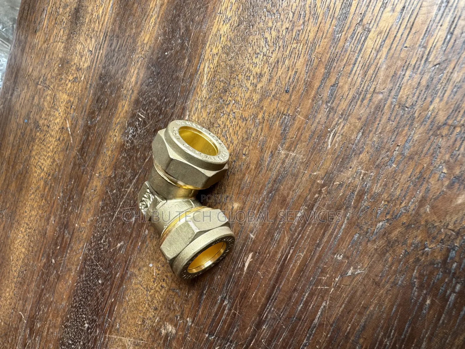 Brass Compression Elbow Fitting