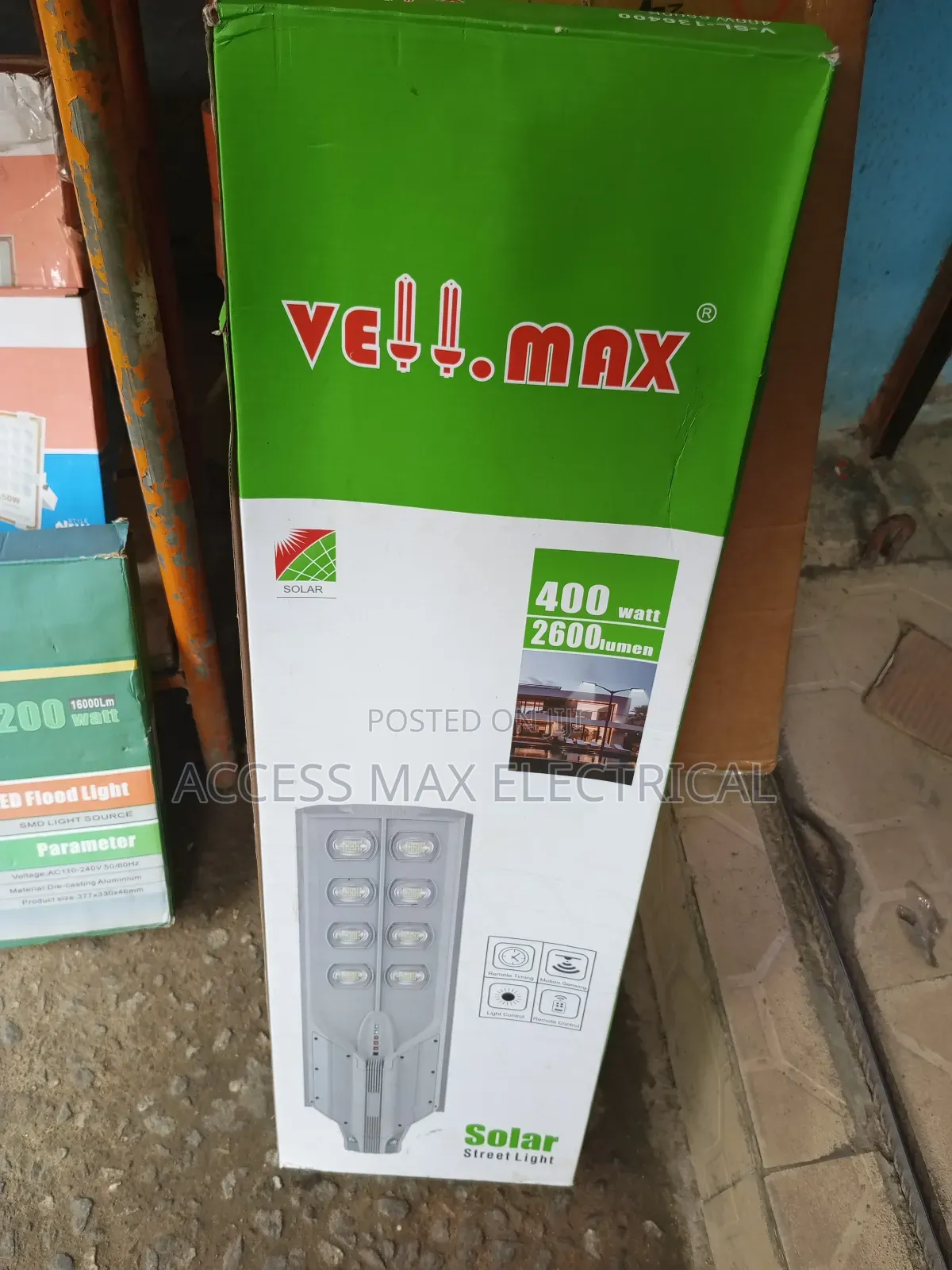 400-watt Solar Street Light,Vellmax Product