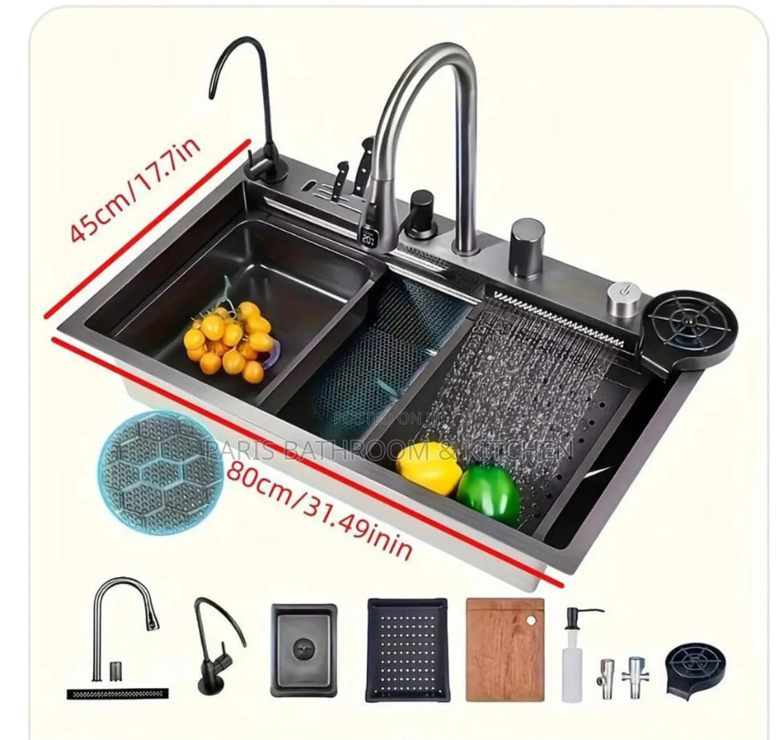 Kitchen Sink 45x80cm