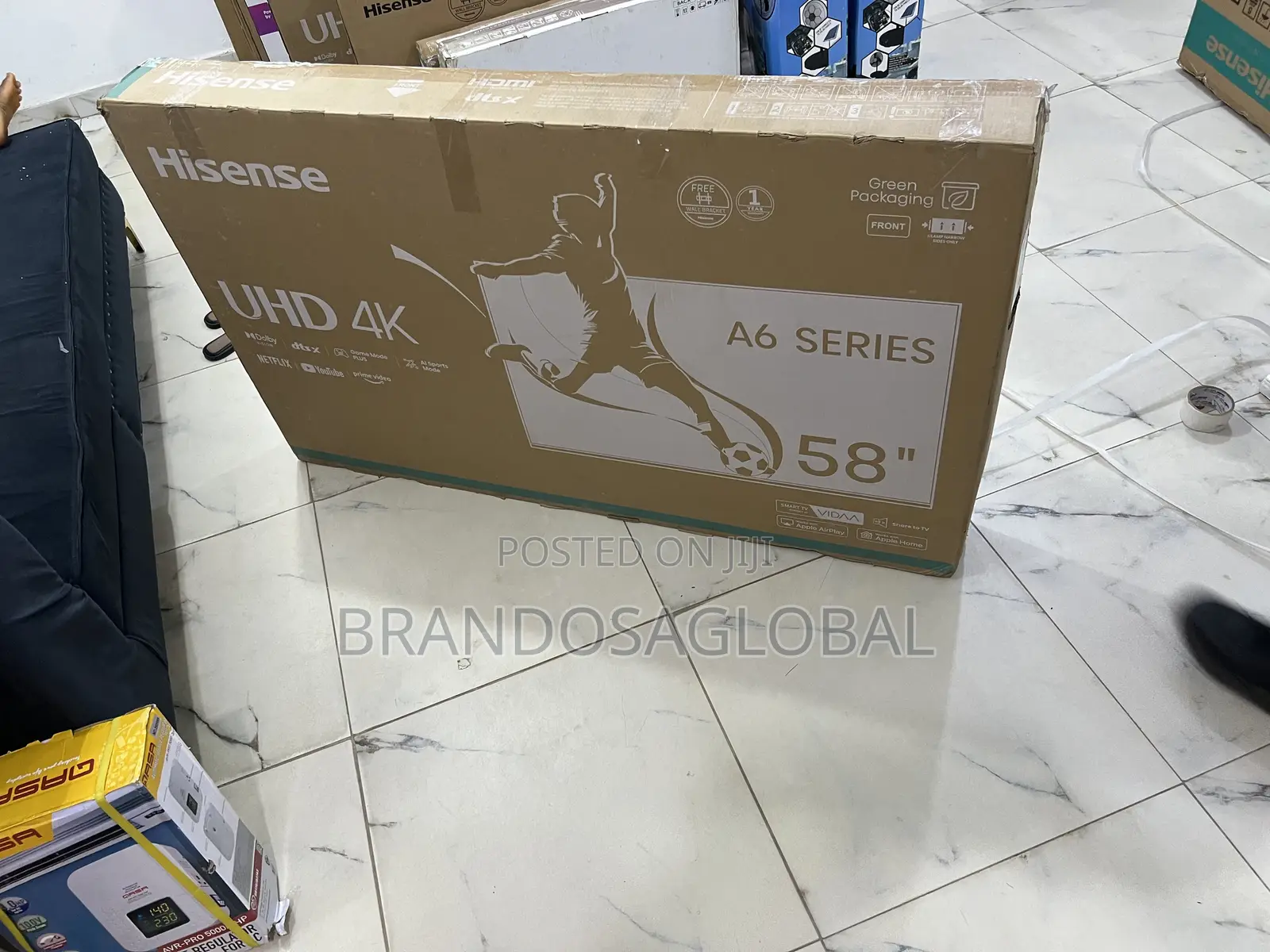 Hisense 58 Inch Smart Television Designed for Streaming Convenience