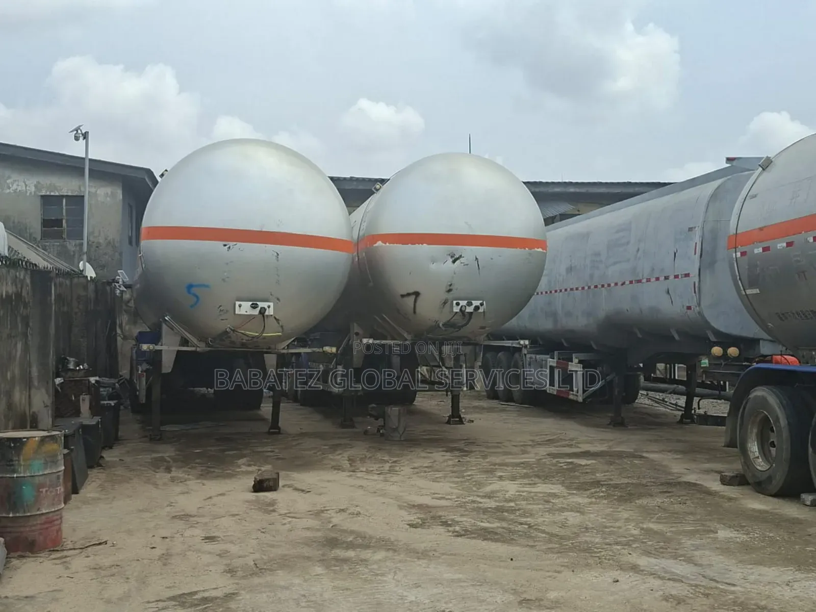 Tokunbo LPG Tank
30ltrs
60tons