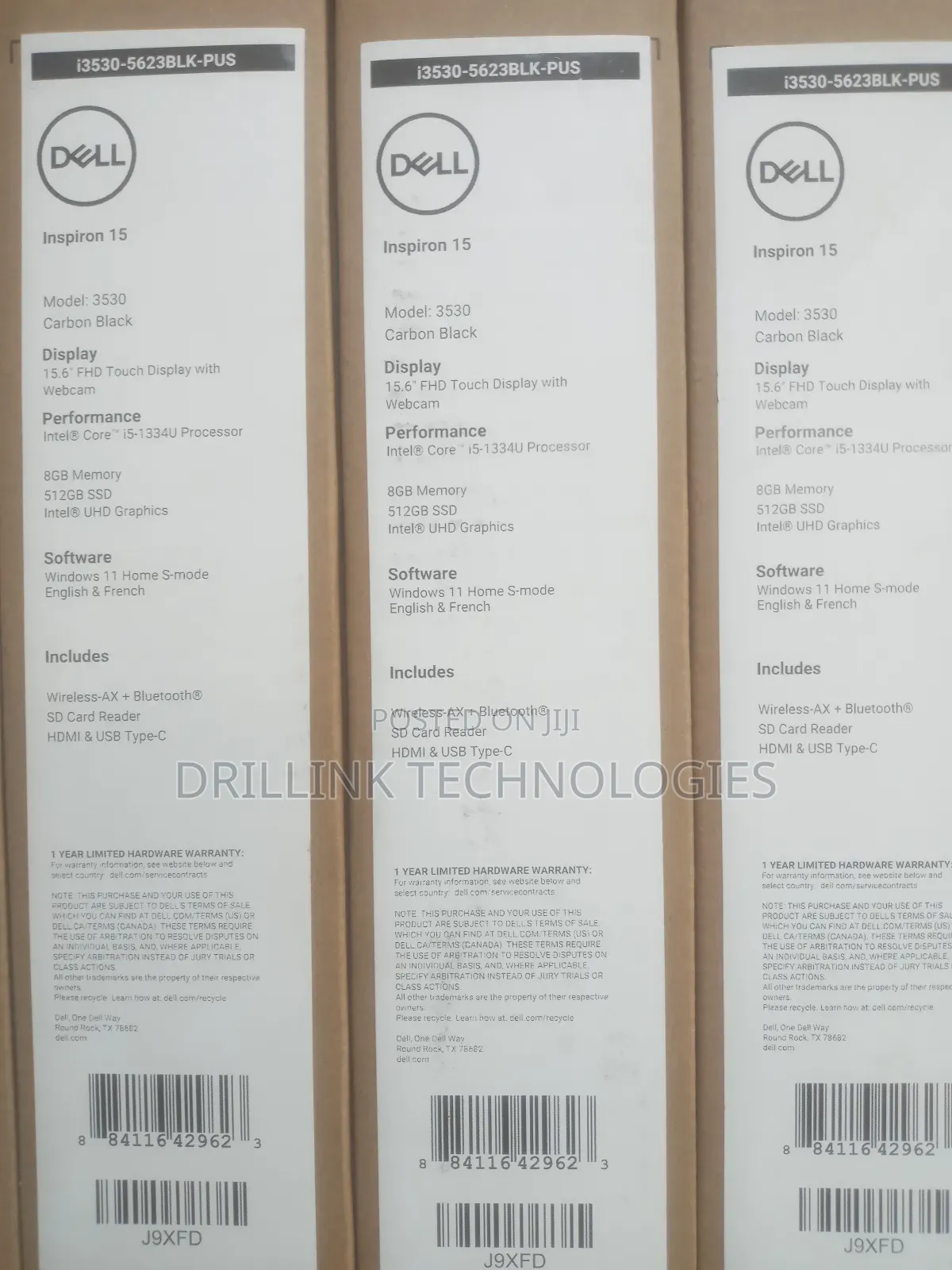 New Laptop Dell Inspiron 15 3531 8GB Intel Core I5 SSD 512GB