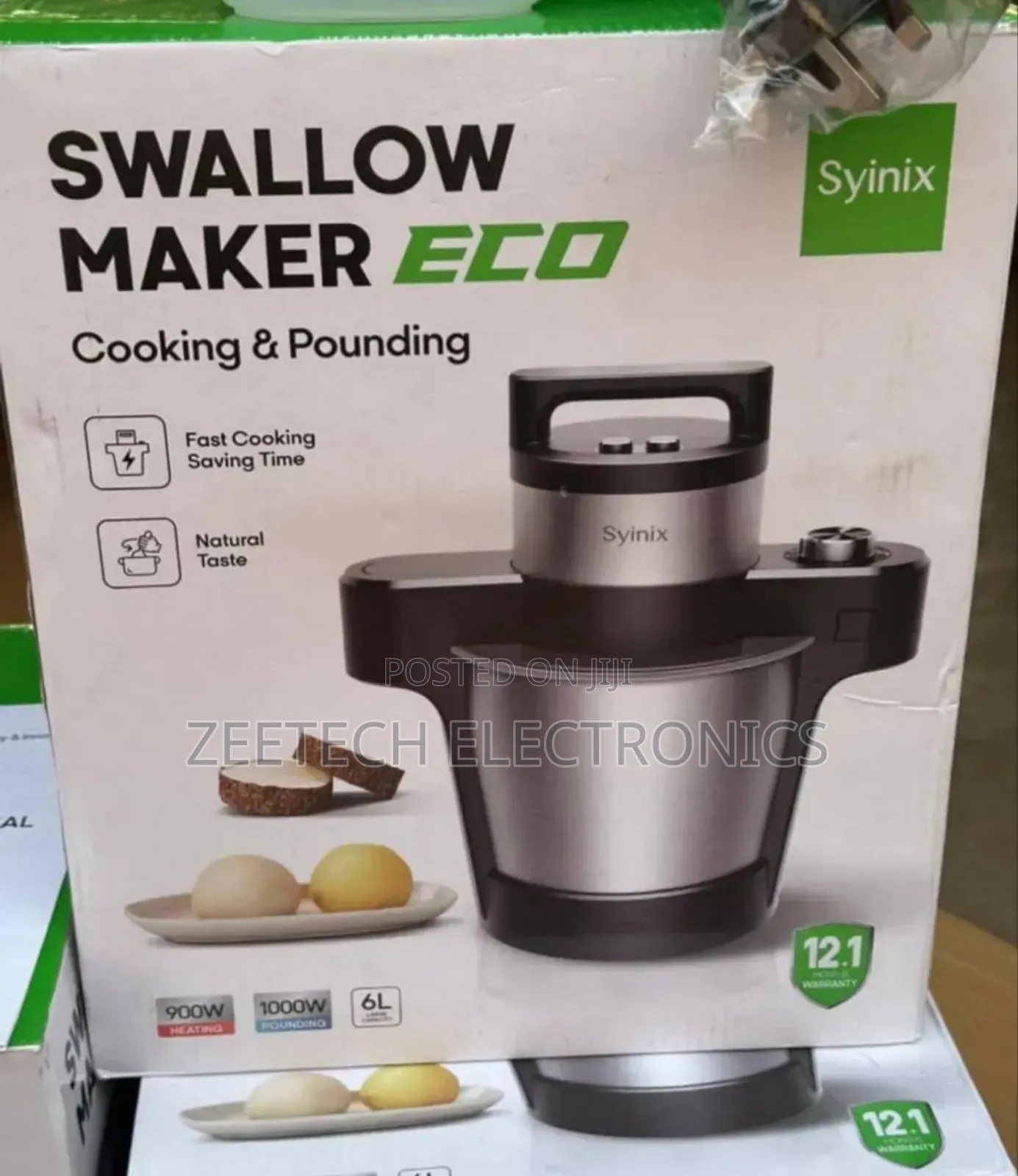 Syinix 6l Swallow Maker Eco -Cooking Pounding