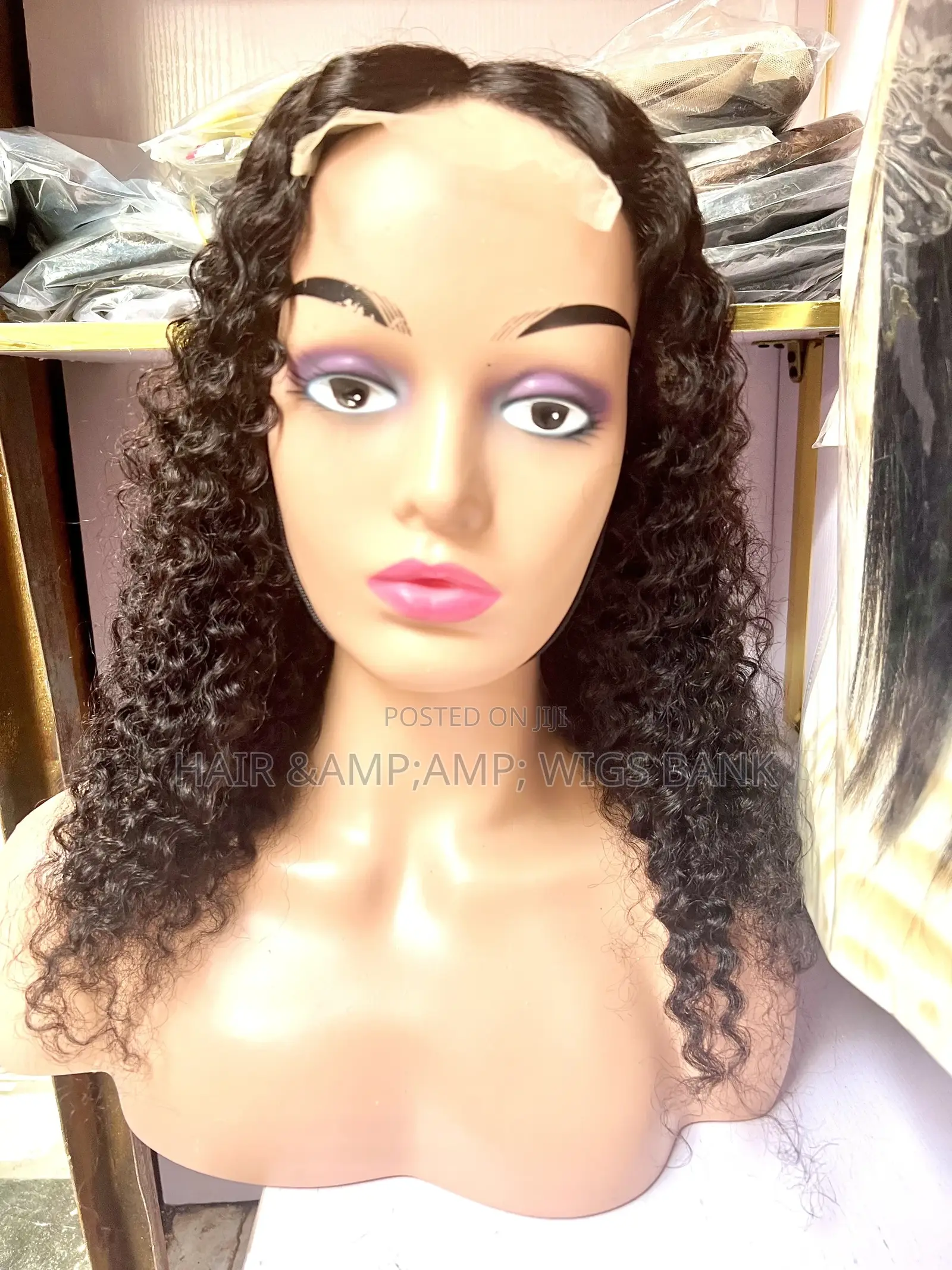 Jerry Curls Wig With Closure 100% Virgin Hair