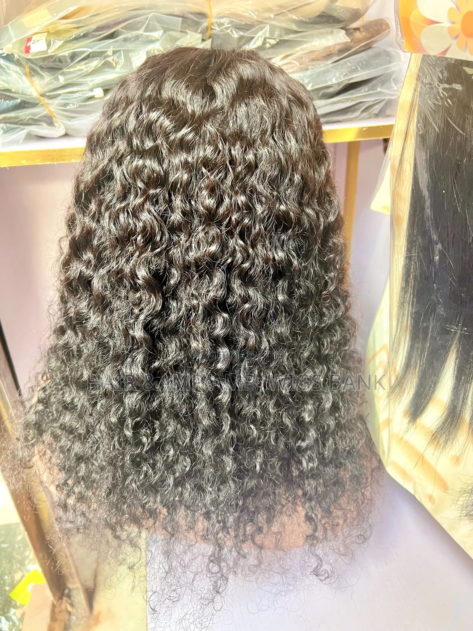Jerry Curls Wig With Closure 100% Virgin Hair