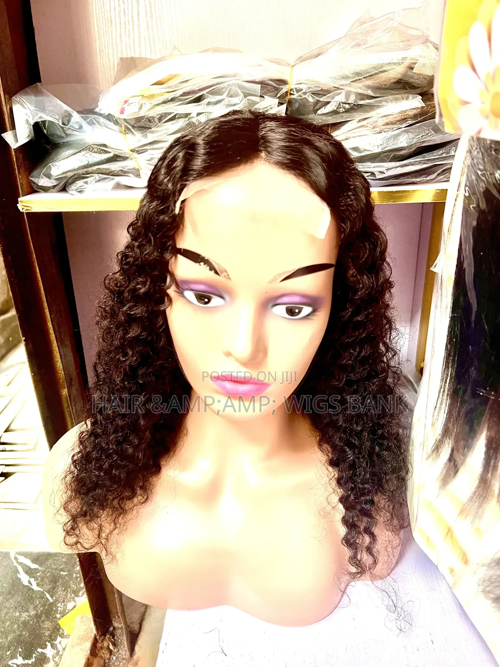 Jerry Curls Wig With Closure 100% Virgin Hair