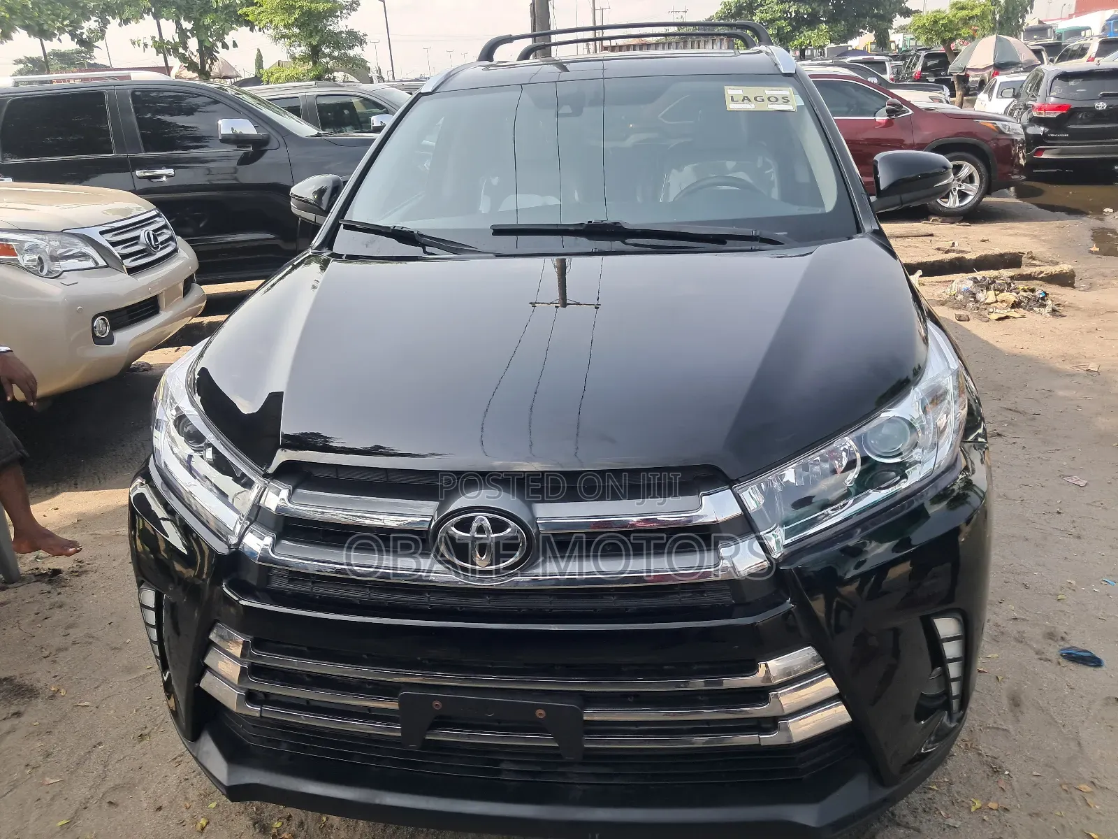 Toyota Highlander Limited 4dr SUV (3.5L 6cyl 6A) 2015 Black