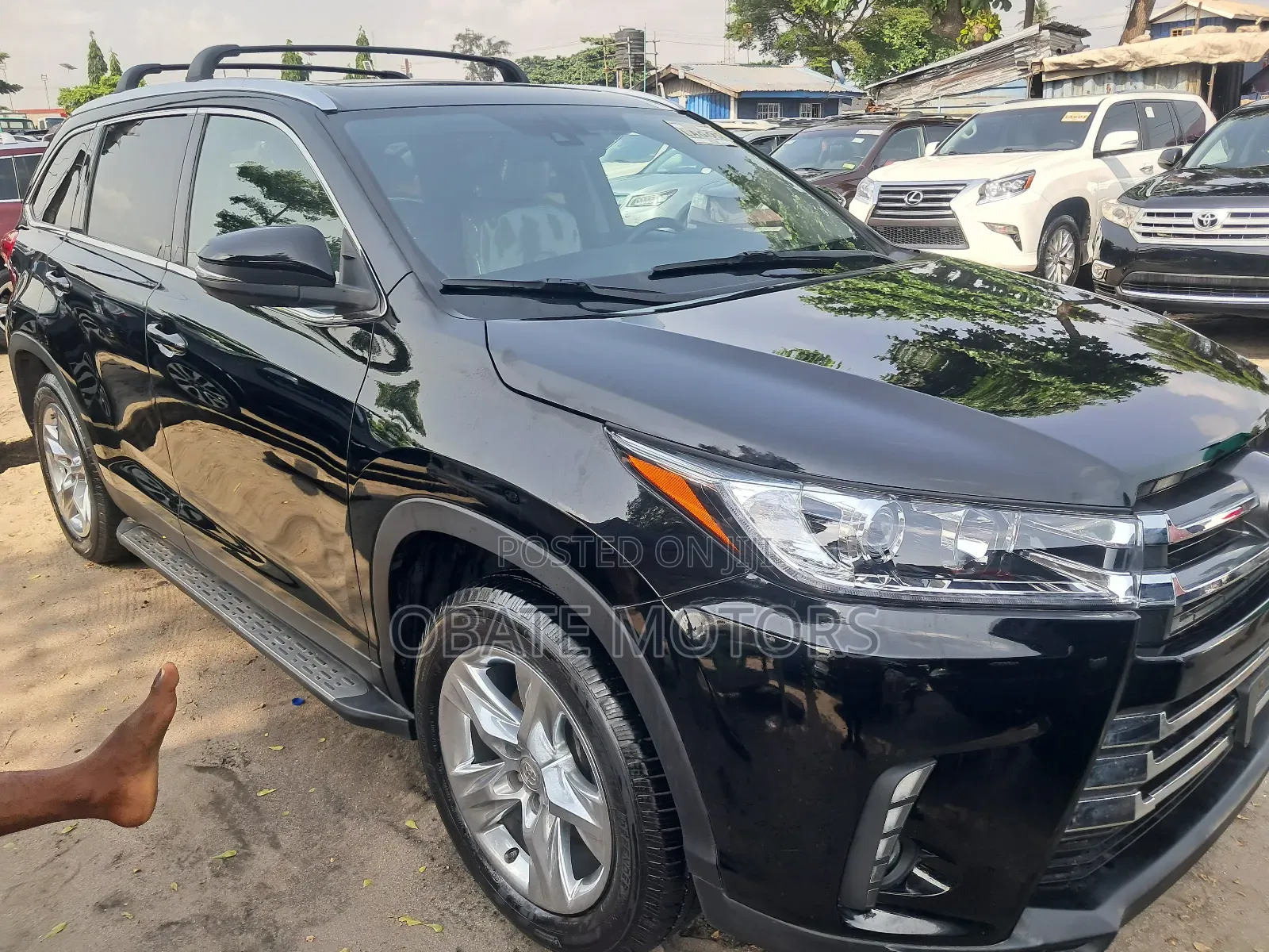 Toyota Highlander Limited 4dr SUV (3.5L 6cyl 6A) 2015 Black