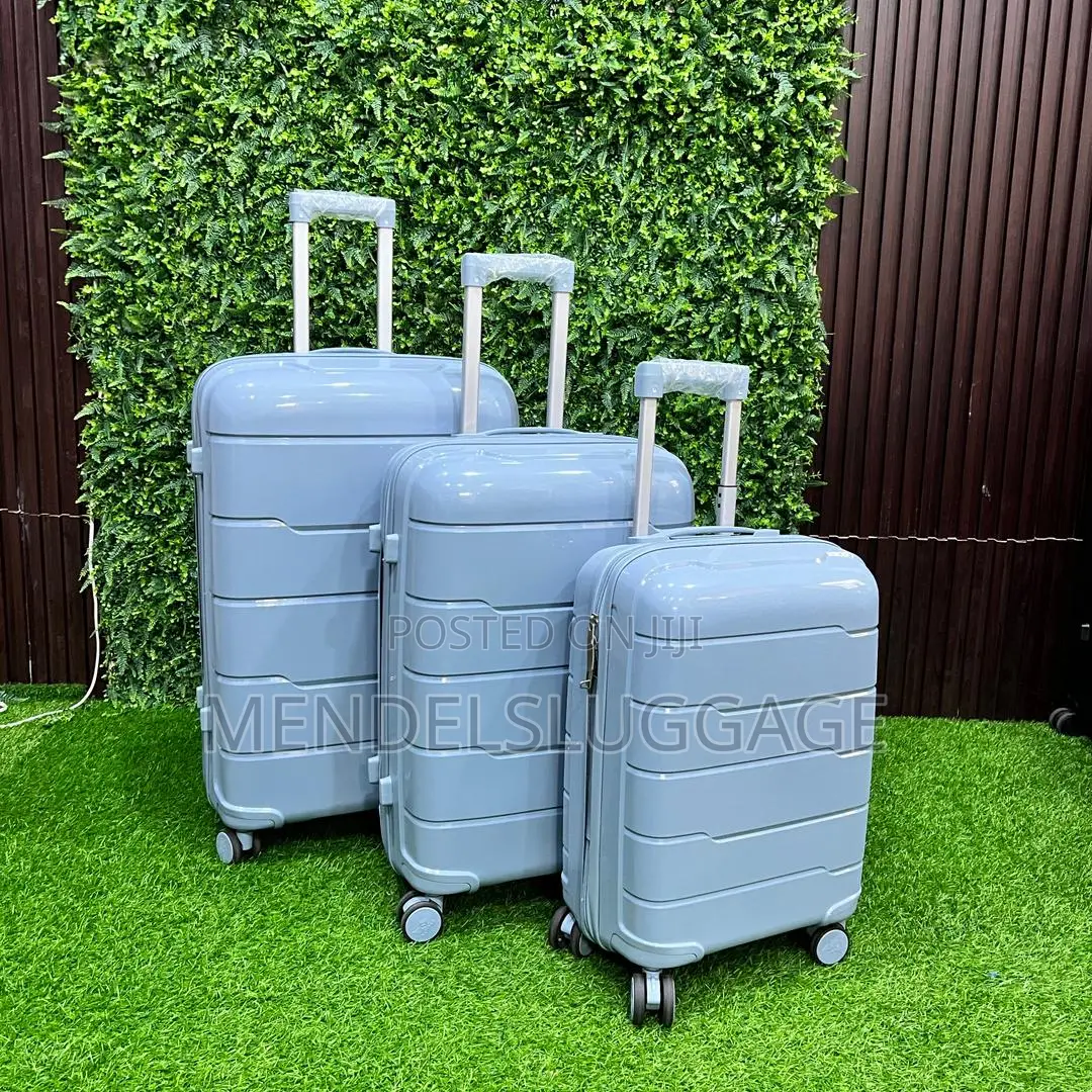 Unbreakable Light Blue Abs Hard Travel Luggage Set
