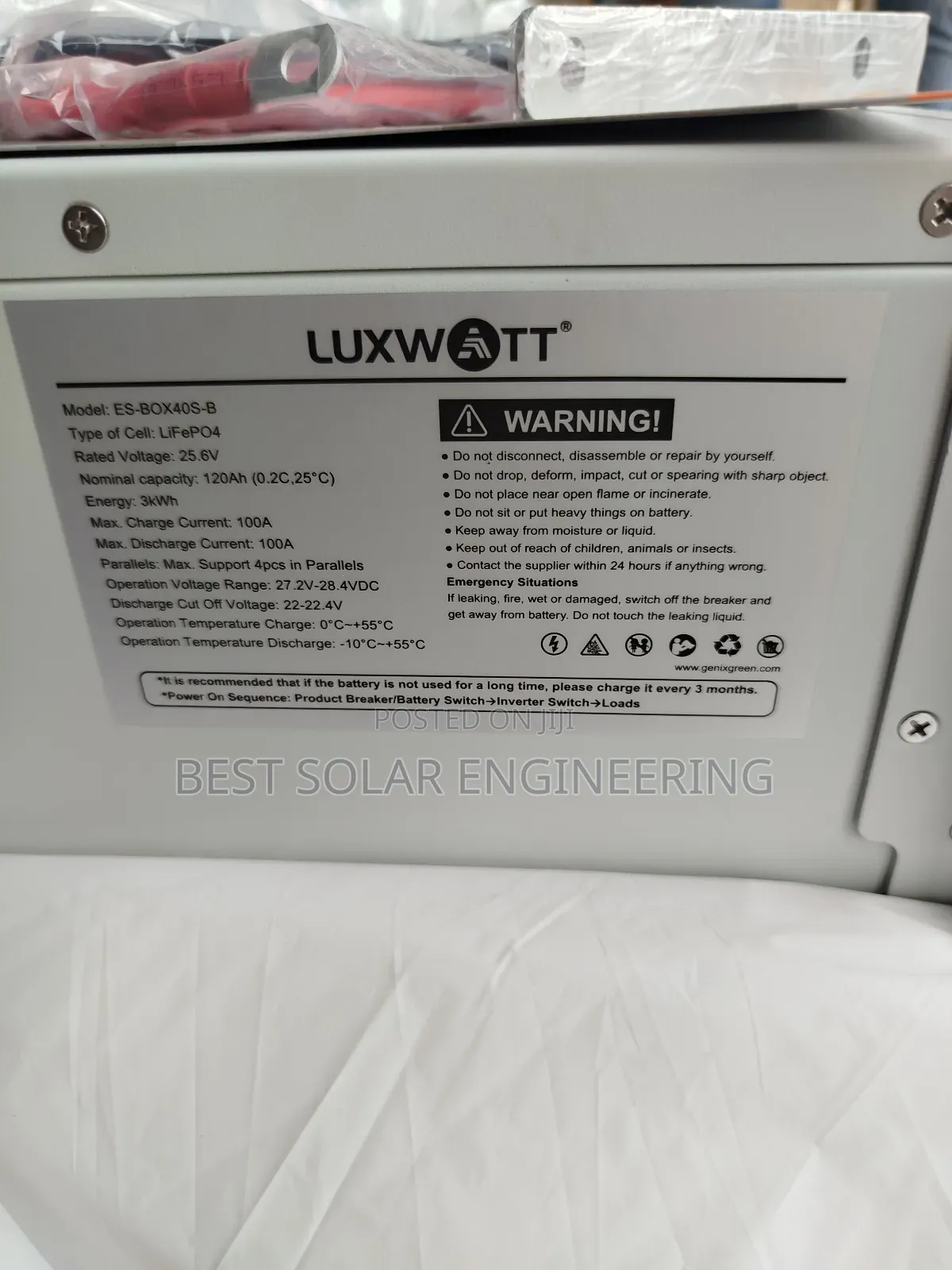 Luxwatt 3kwh 24v Lithium Battery
