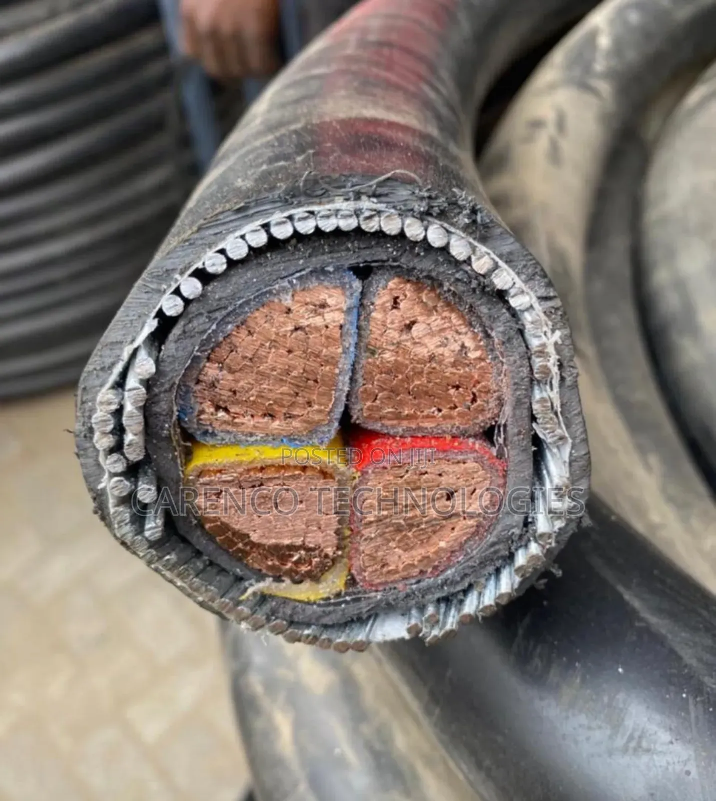 185mm2 4xcore Armoured Copper Cable