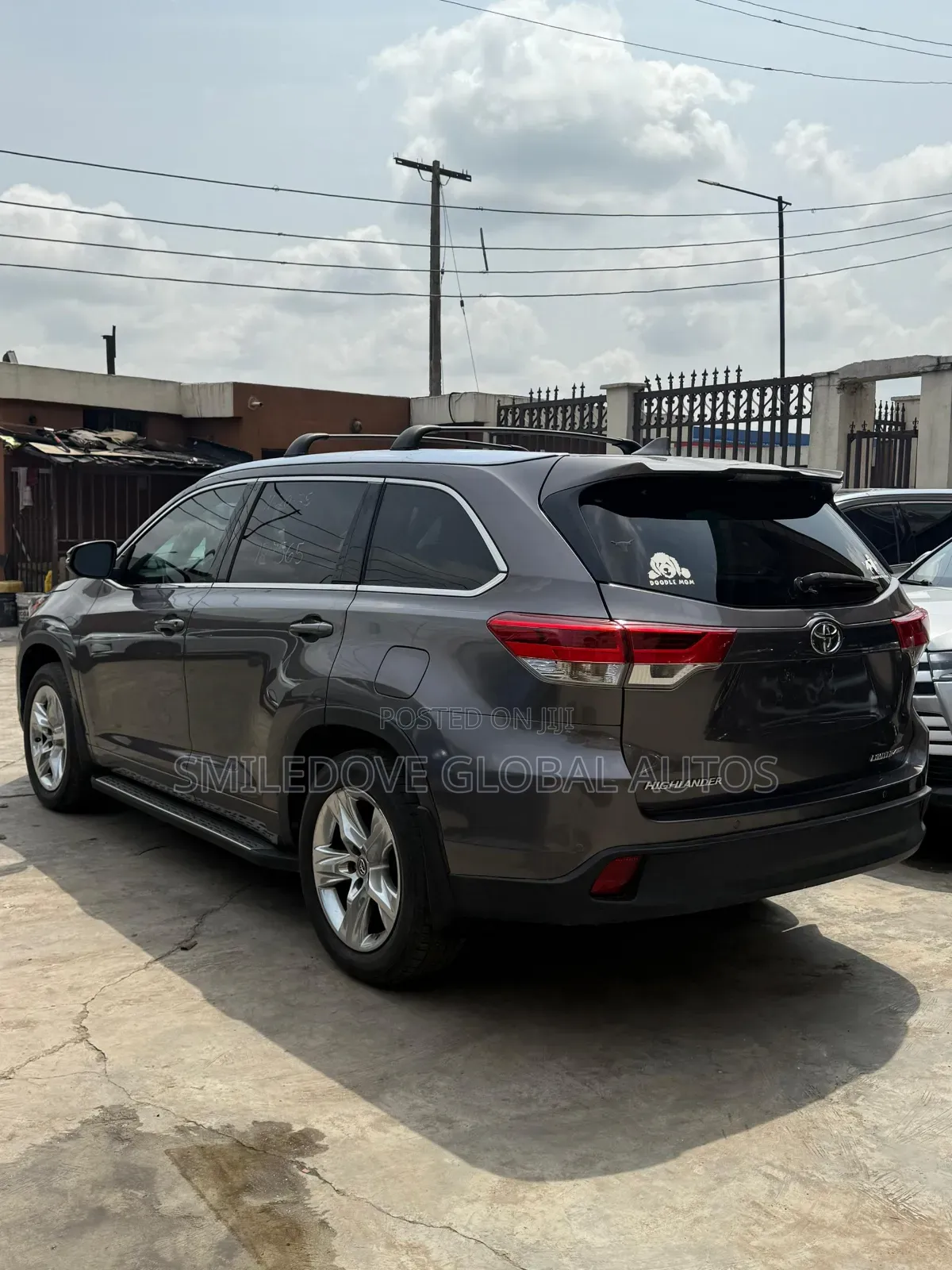 Toyota Highlander Limited V6 4x4 (3.5L 6cyl 6A) 2016 Gray