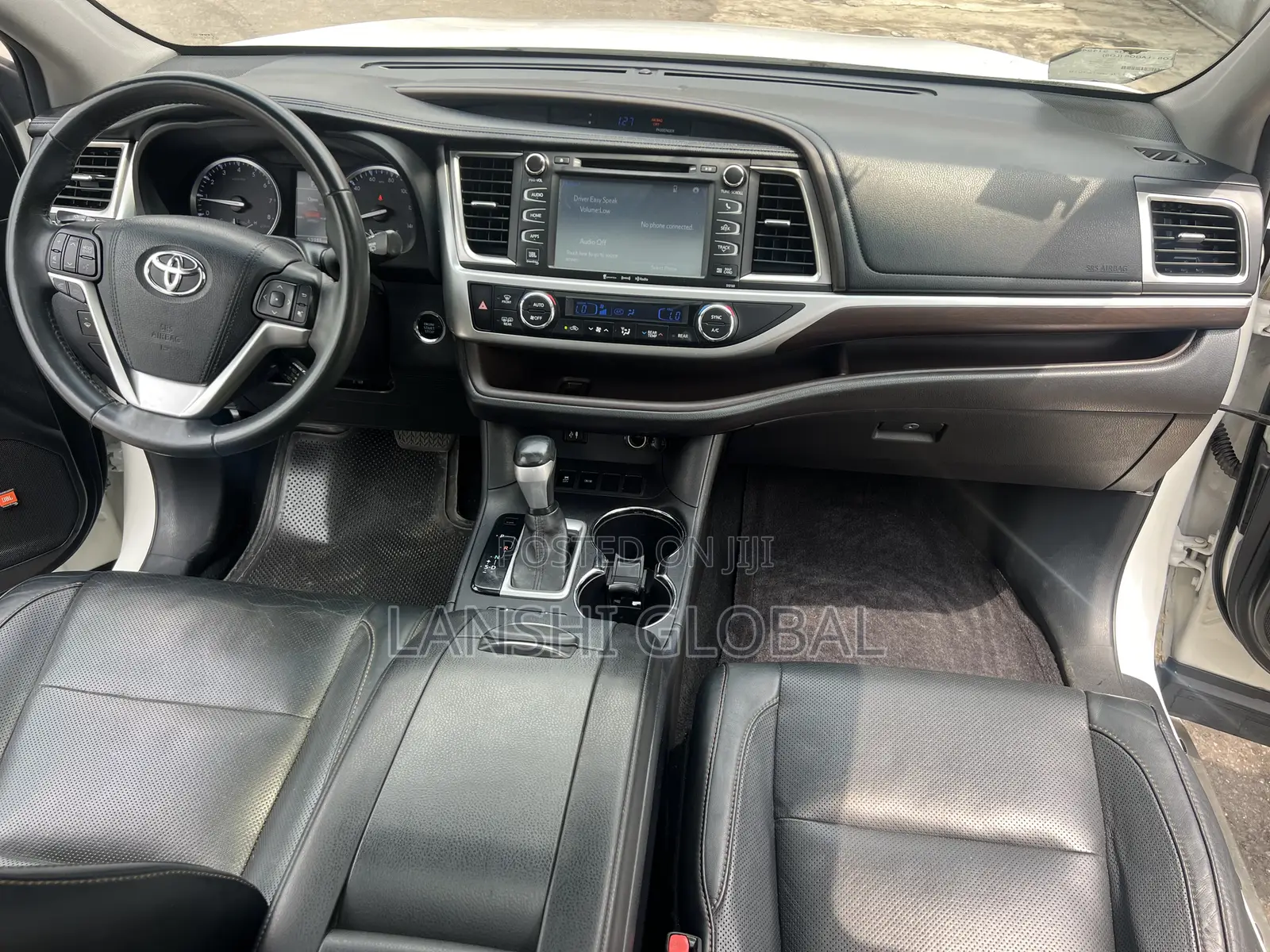 Toyota Highlander Limited V6 4x2 (3.5L 6cyl 6A) 2016 White