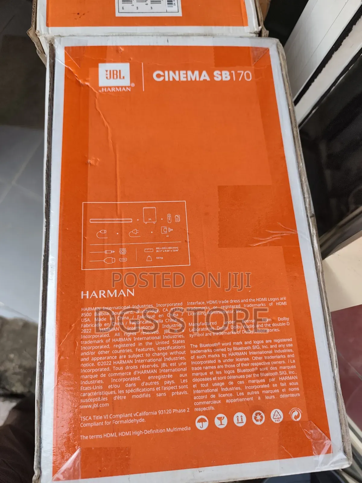 JBL Cinema Sb 170 2.1 Channel Bluetooth Soundbar Speaker
