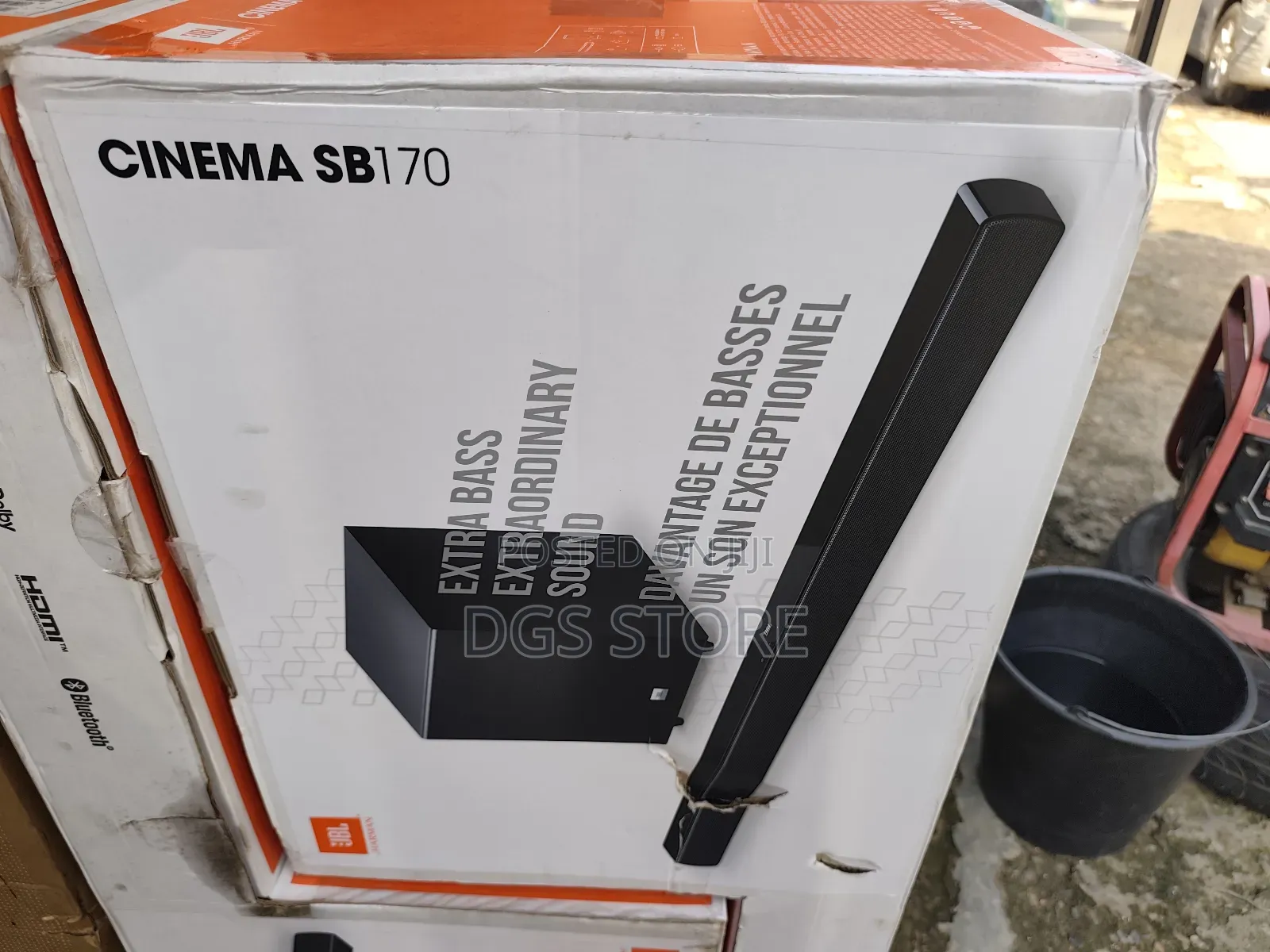JBL Cinema Sb 170 2.1 Channel Bluetooth Soundbar Speaker