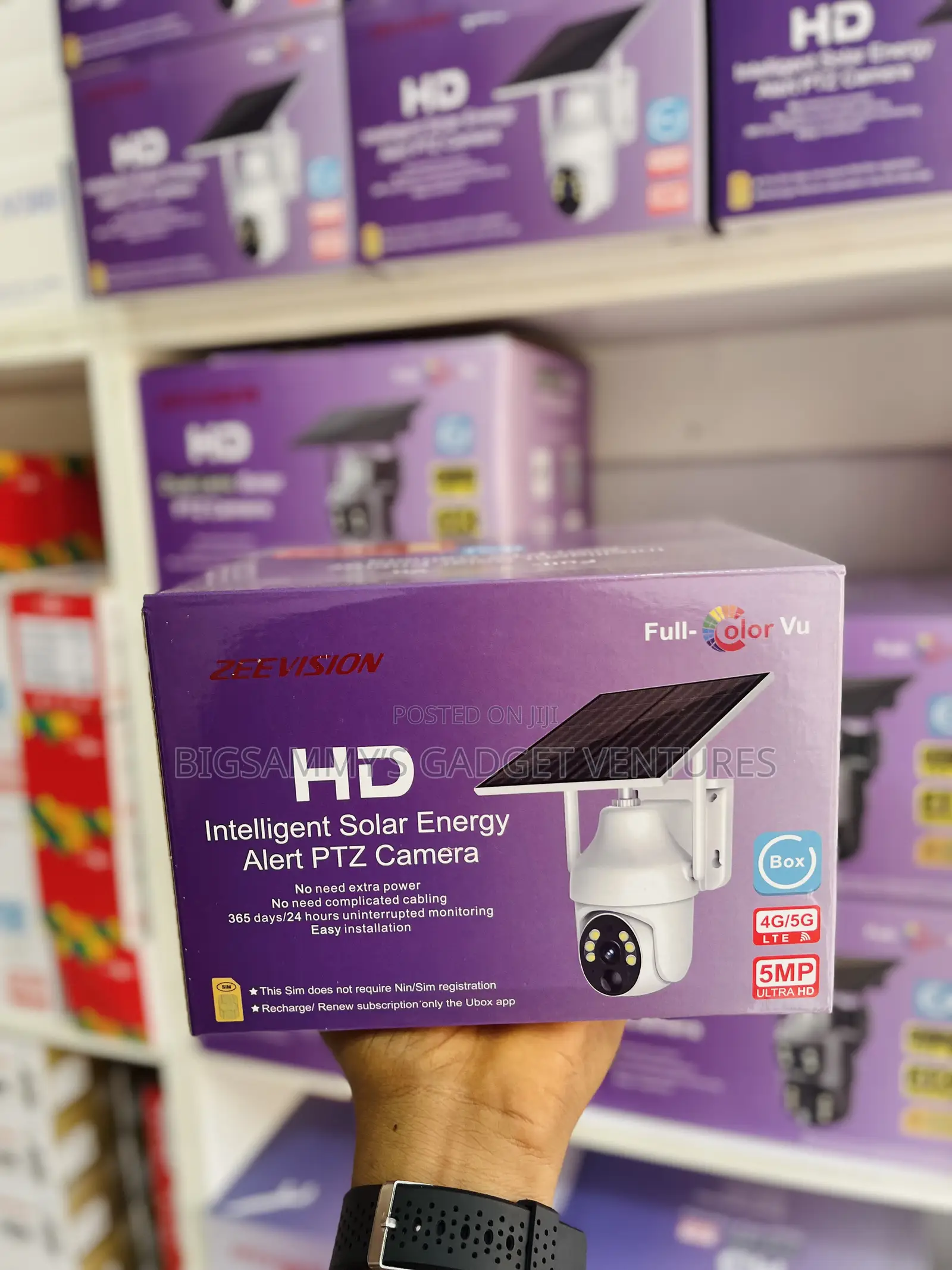 5mp Ubox Solar Powered PTZ Camera