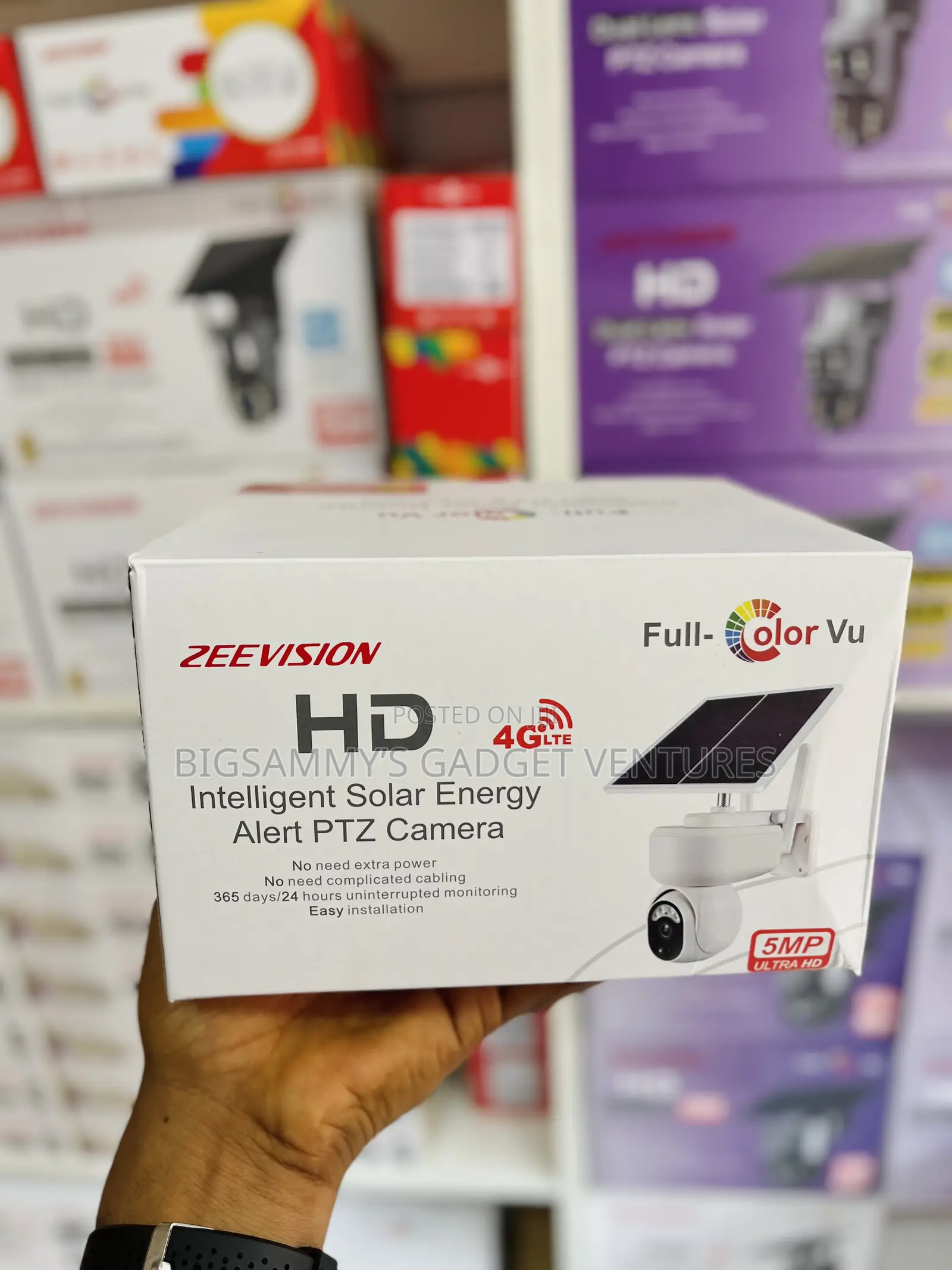 Ubox Full Color Vu PTZ Camera (4g)