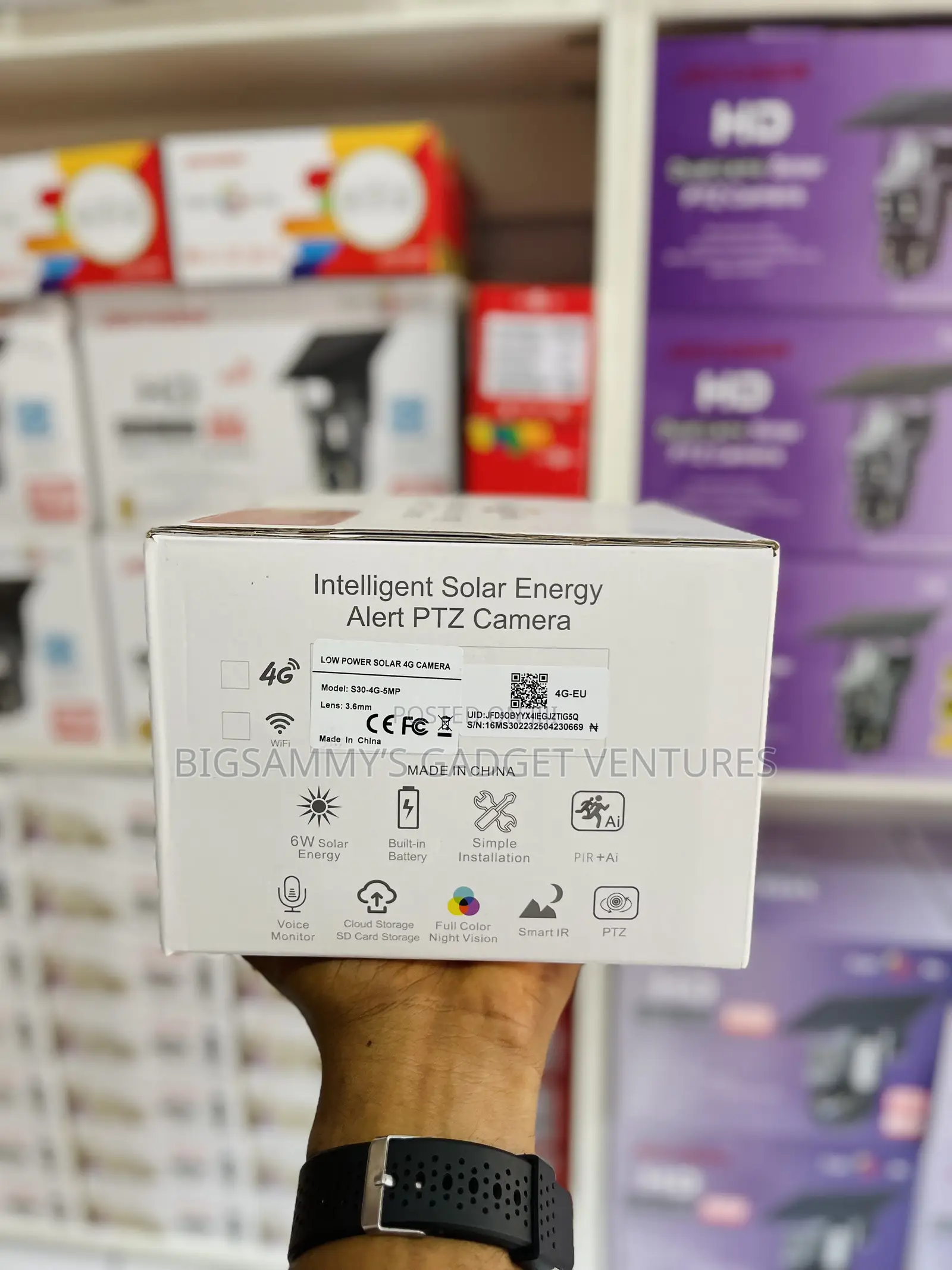 Ubox Full Color Vu PTZ Camera (4g)