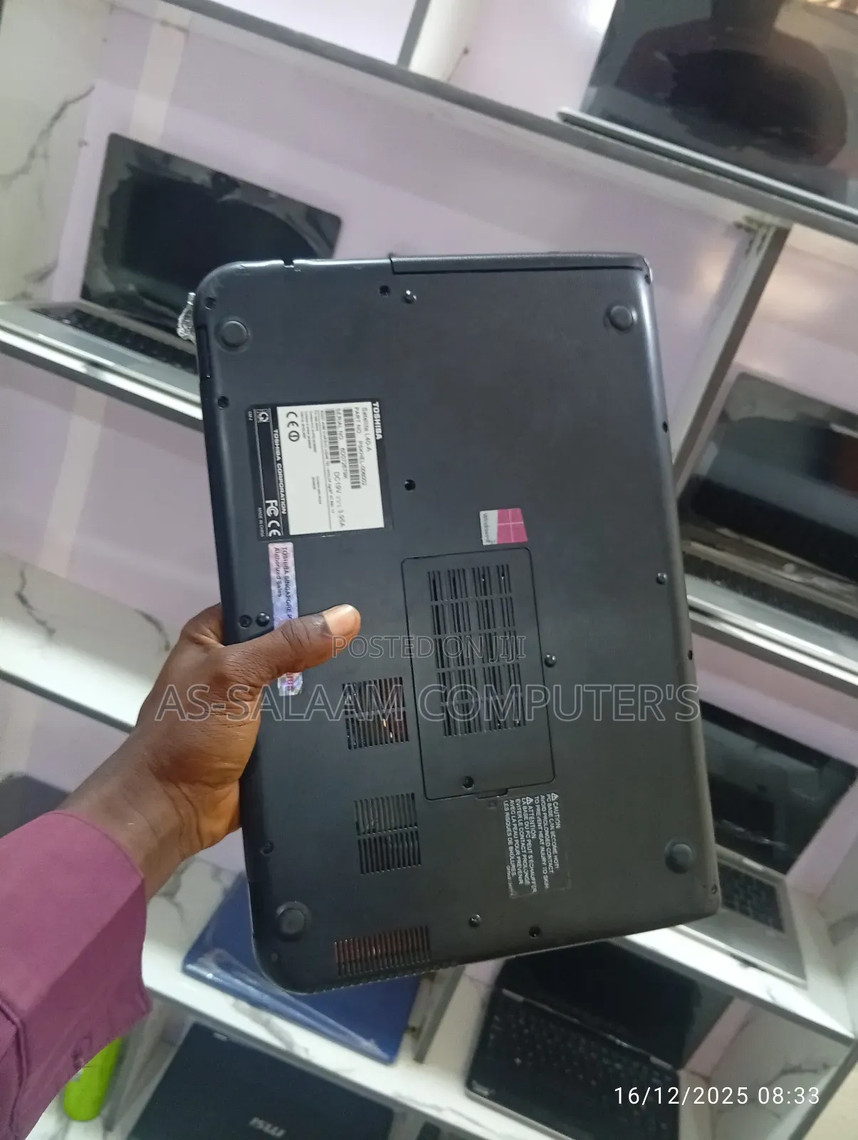 Laptop Toshiba Satellite Pro C650 8GB Intel Core I5 HDD 320GB