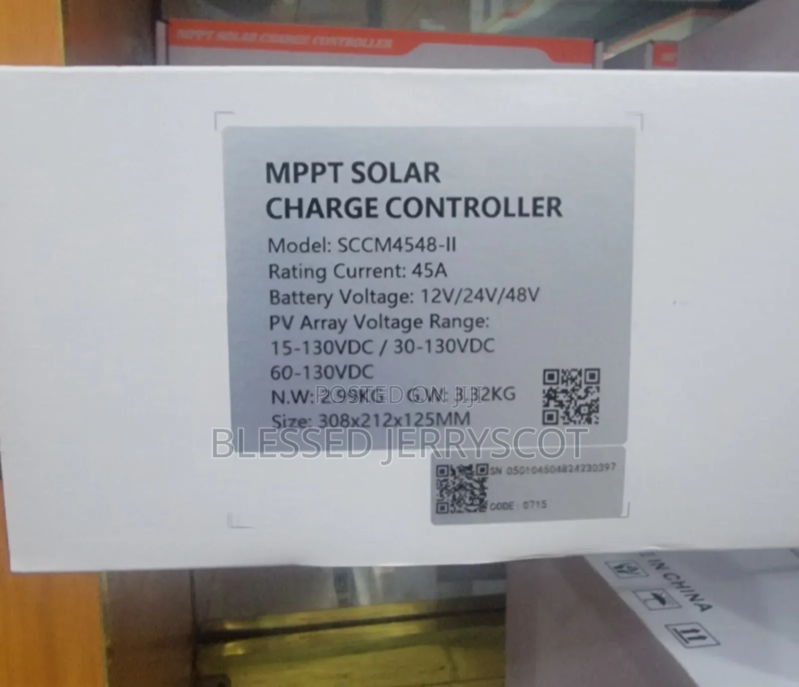 Felicity 45a 12/24/48v Mppt Solar Charge Controller In Stock.