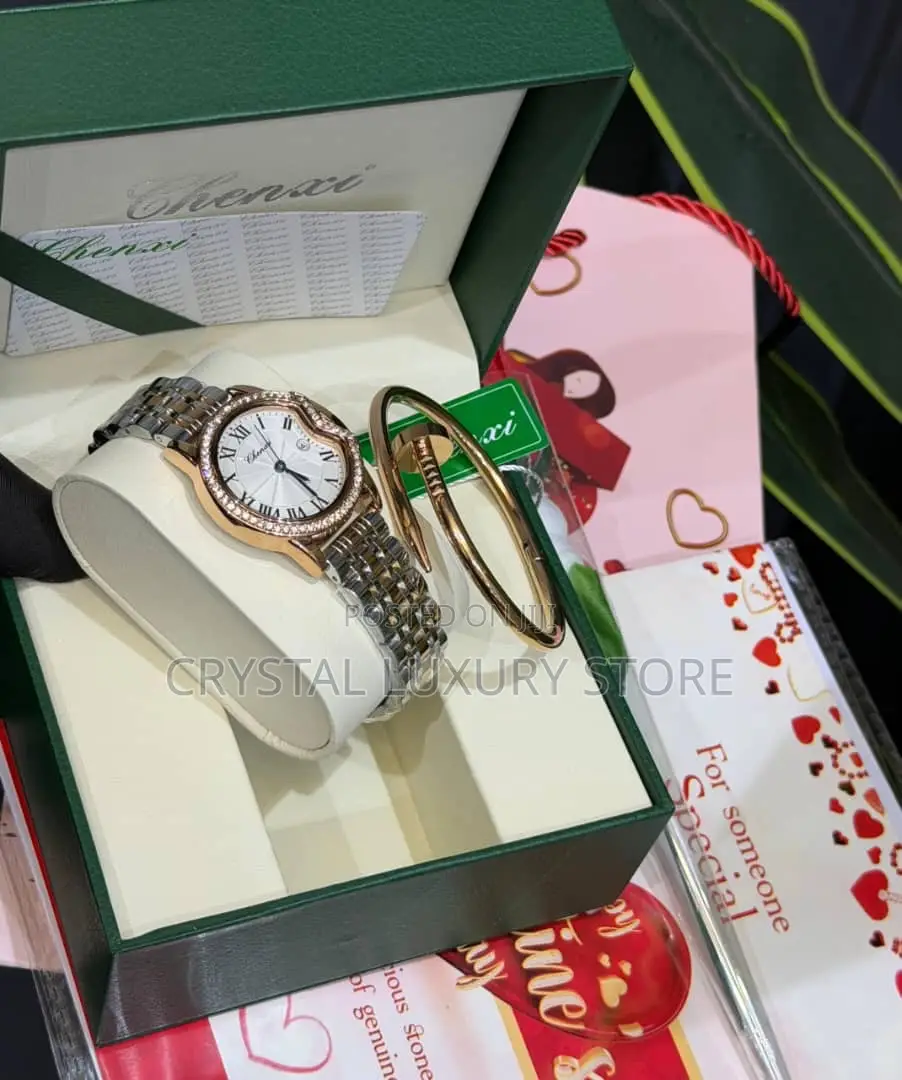 Chanel Quality Ladies Valentine Set Wristwatch