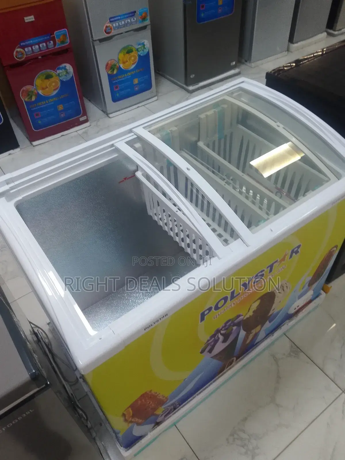 Polystar Pv-Csc303csl – Premium 226 Litres Ice Cream Showcase Freezer