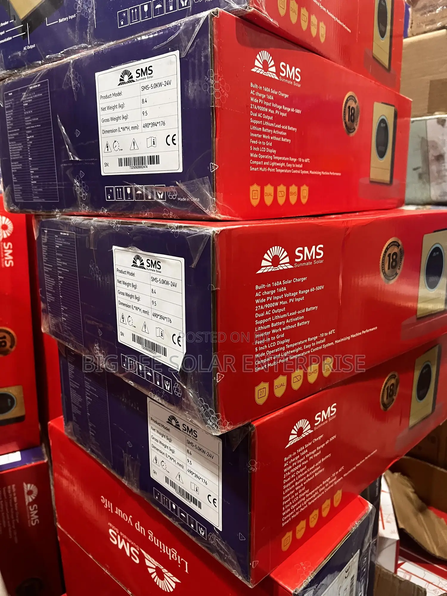 SMS 5kva 24v Hybrid Inverter