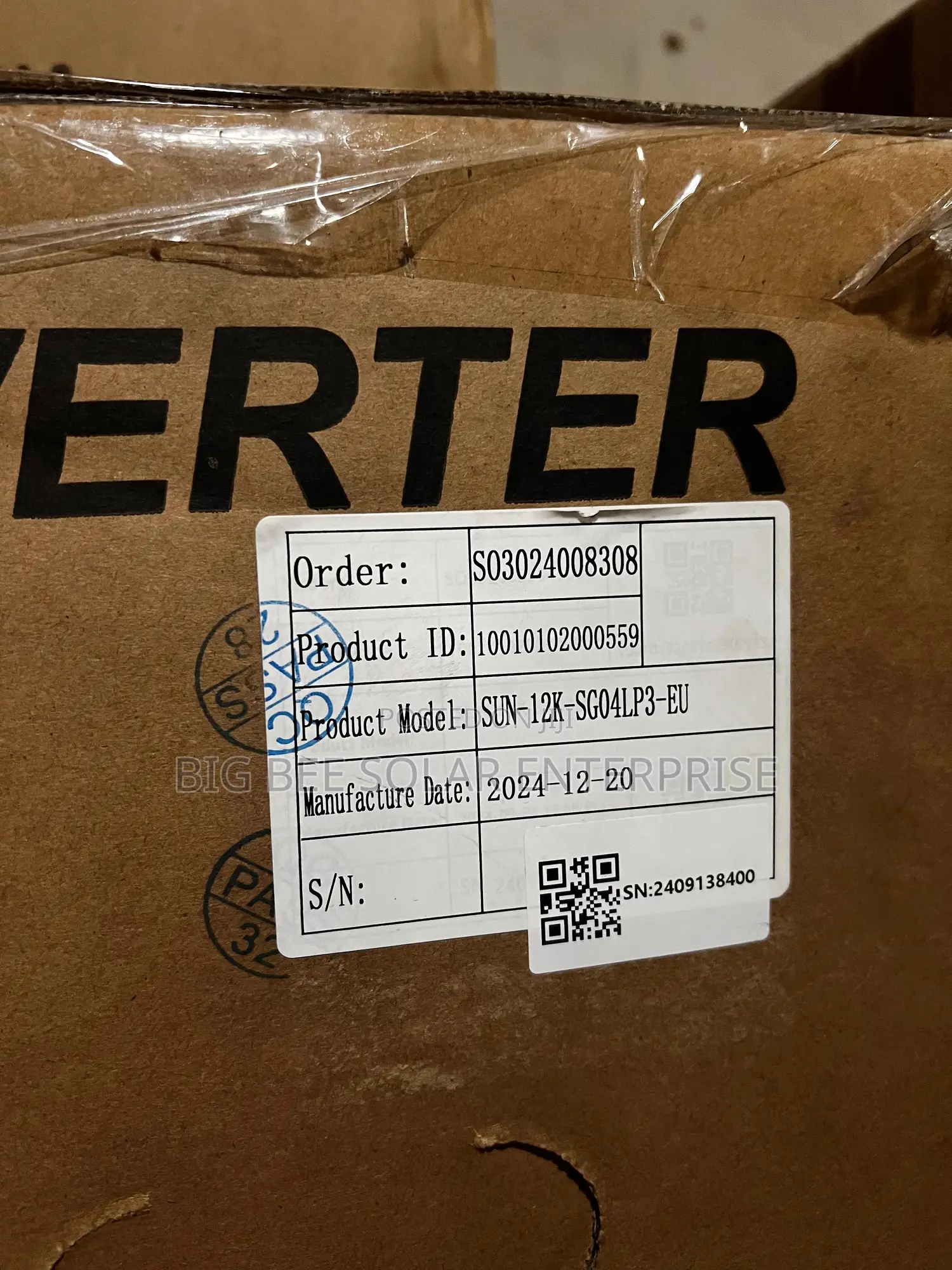 Deye 12kva Three Phase Hybrid Inverter