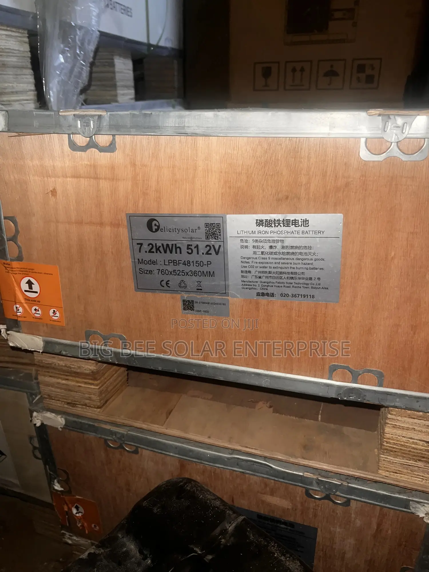 Felicity 7.2kwh 48v Lithium Ion Battery