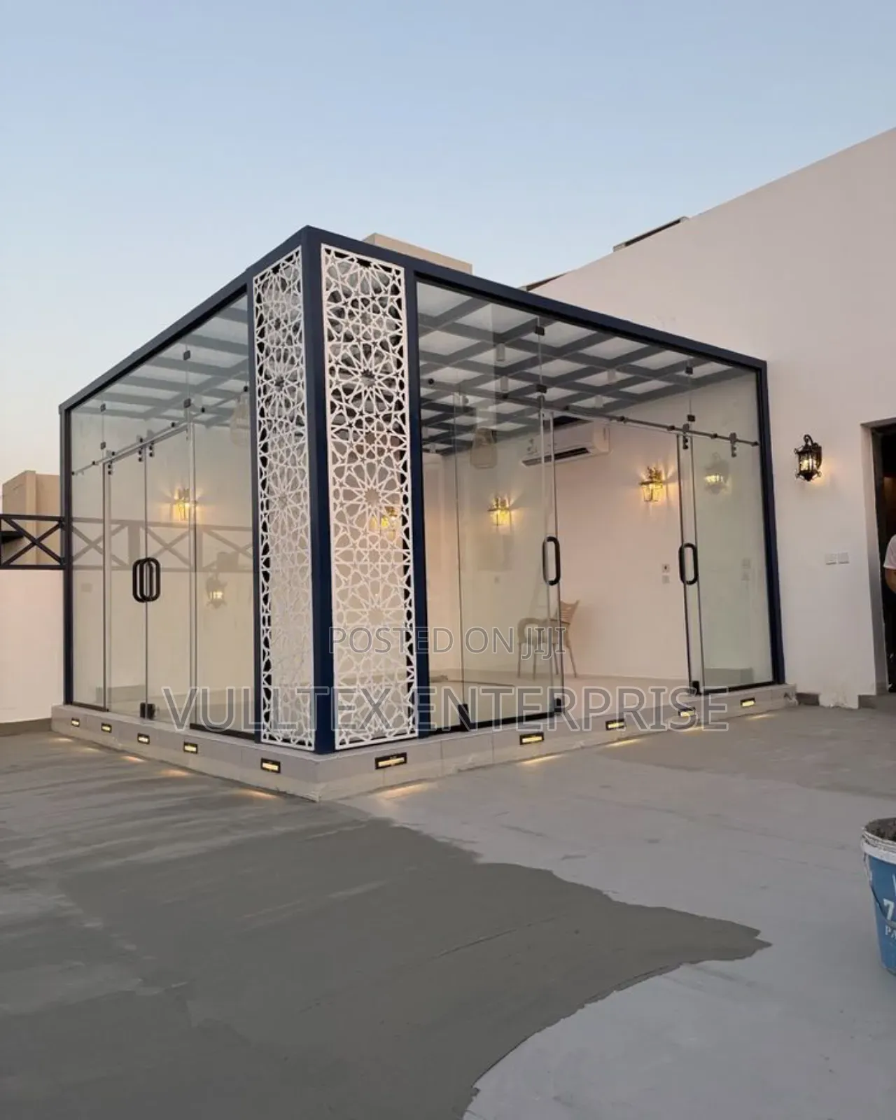Fully Enclosed Outdoor Pergola
