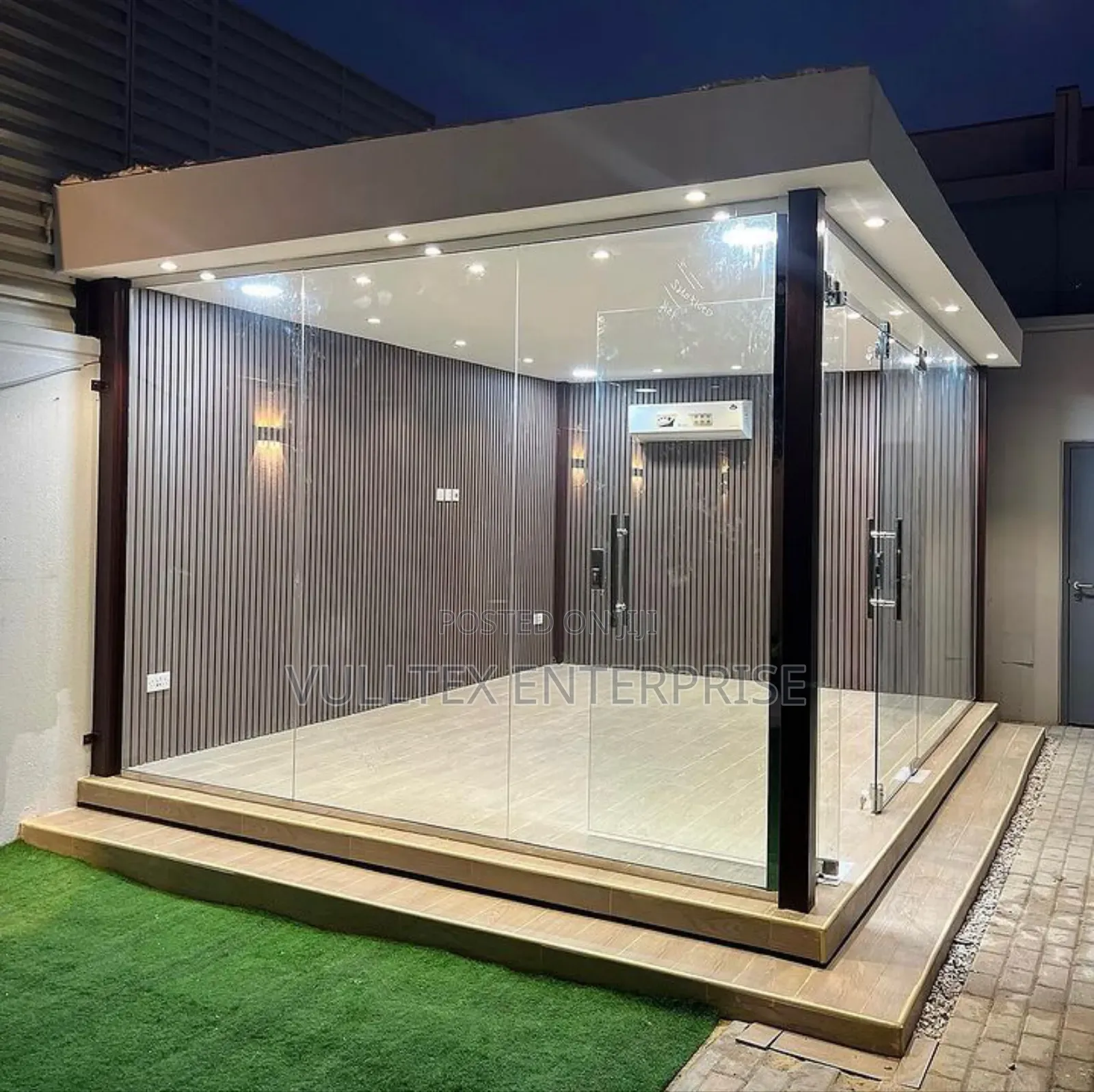 Pergola Enclosed With Plain Glass