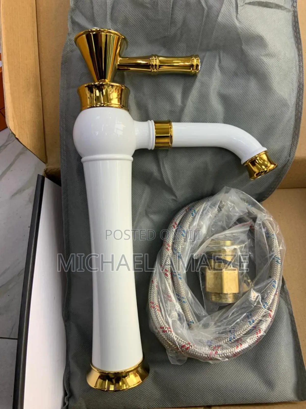 Long Black Basin Mixer Tap