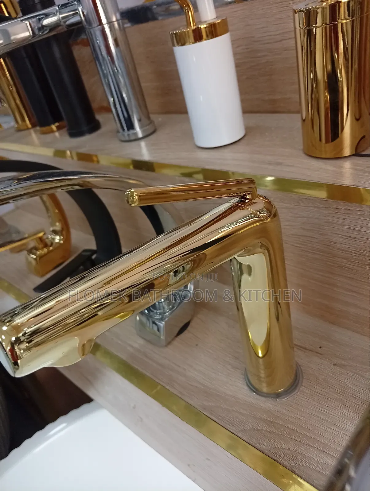 Sleek And Modern Matte-black Mixer Tap.