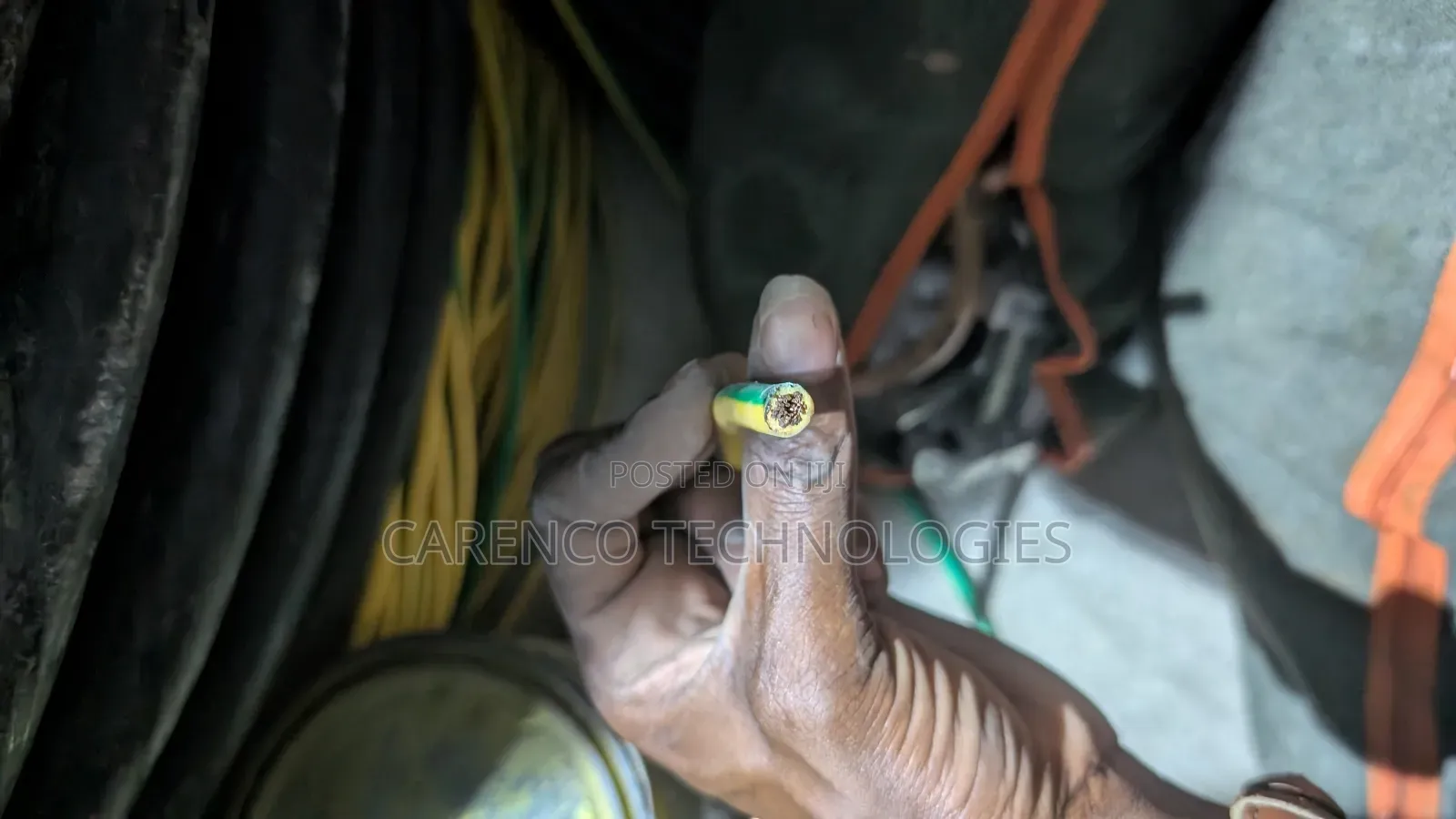 16sqmm Single Flexible Earth Cable Cable (Green/Yellow)