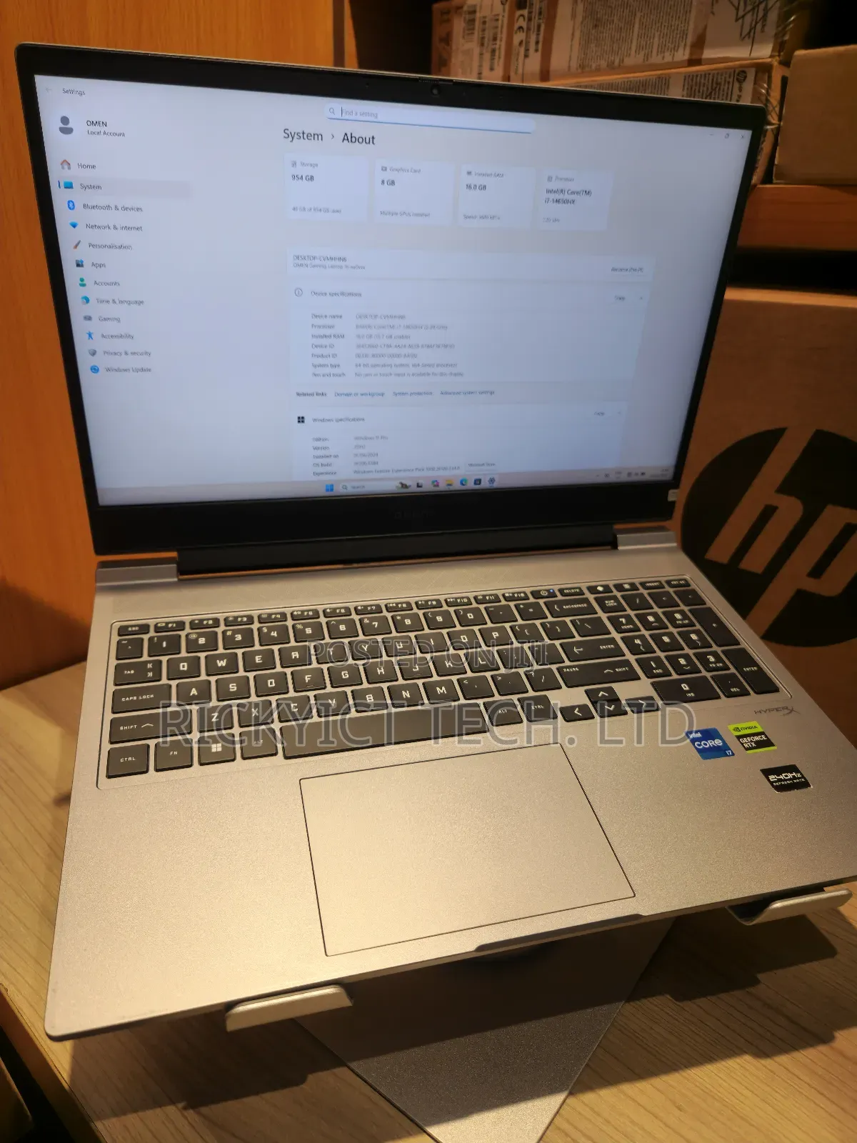 Laptop HP Omen 16 16GB Intel Core I7 SSD 1T