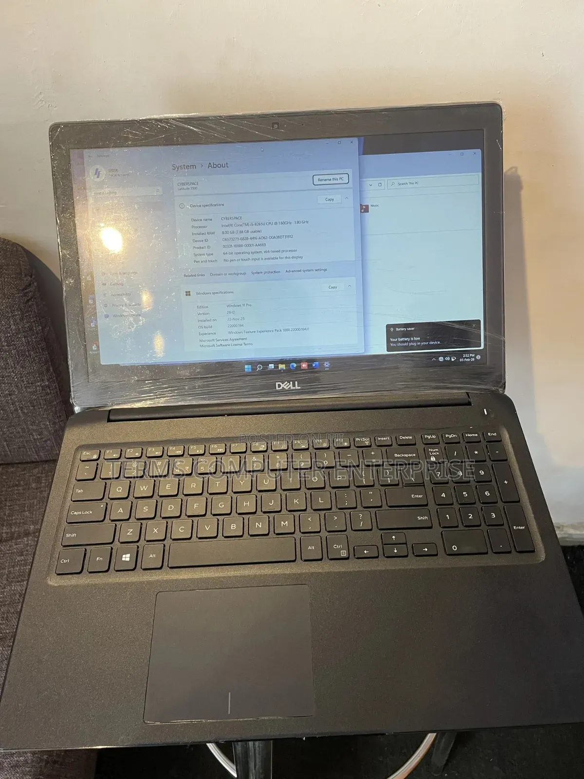 Laptop Dell Latitude 3510 8GB Intel Core I5 SSD 256GB