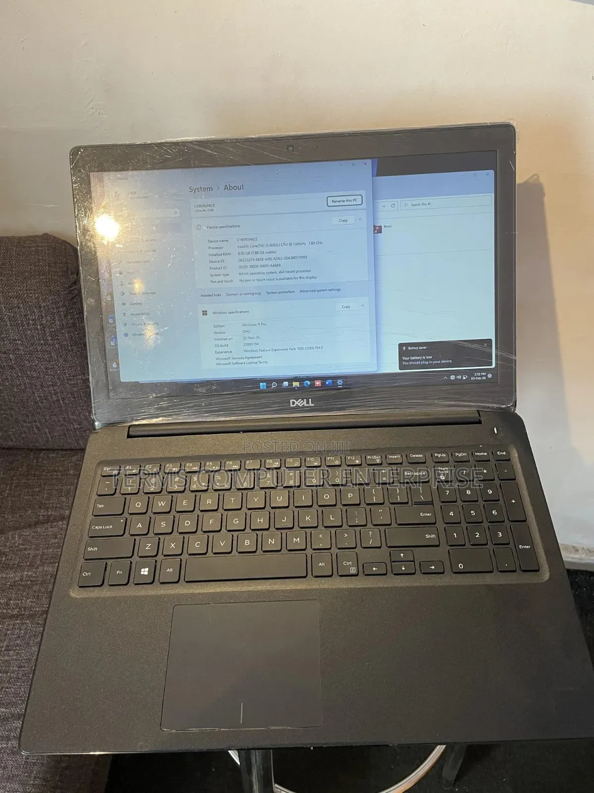 Laptop Dell Latitude 3510 8GB Intel Core I5 SSD 256GB