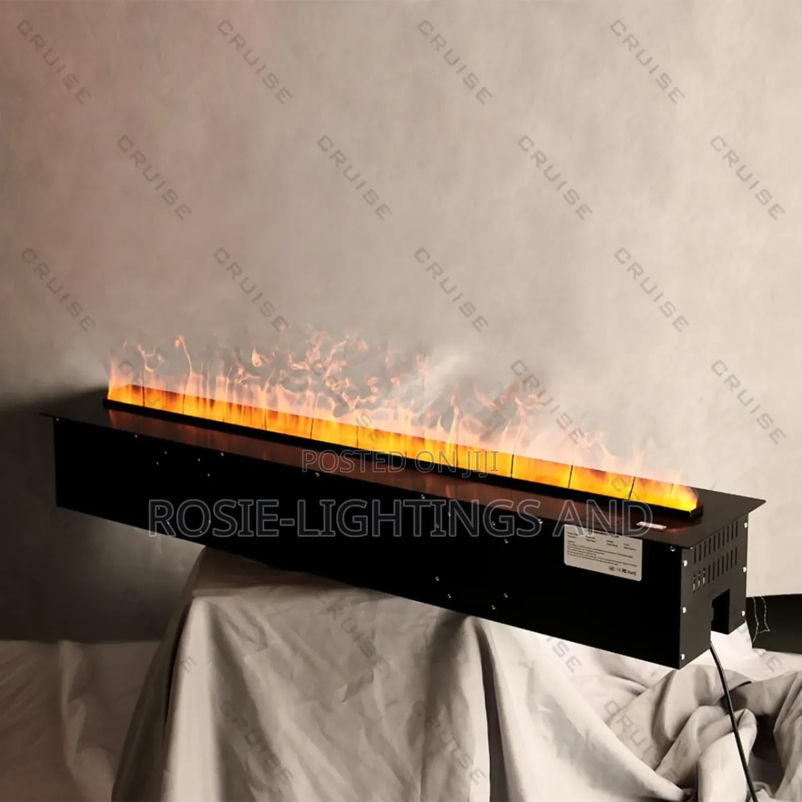 3d Water Vapour Steaming Eletric Fire Place ( 2 Metre)