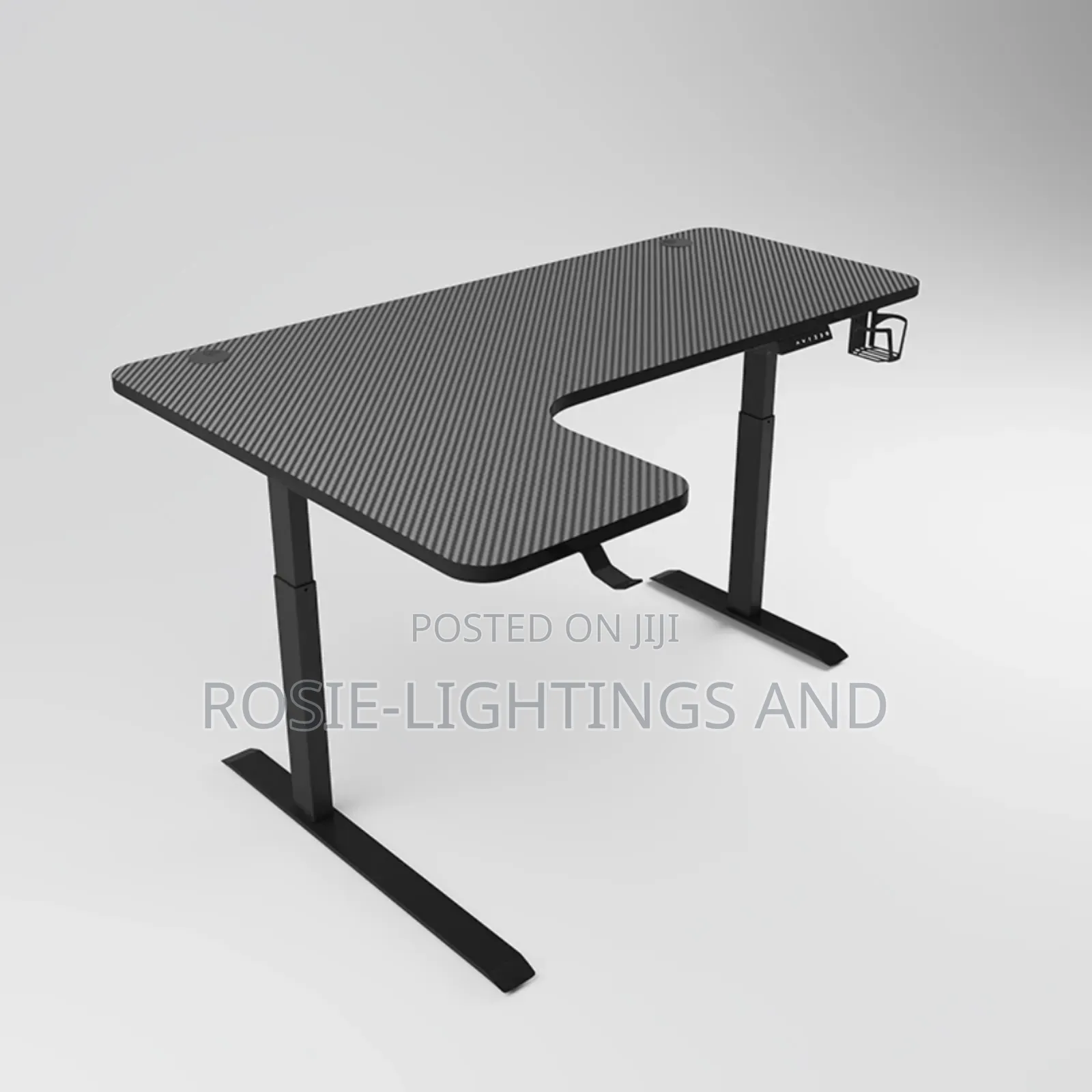 L Shape Electric Adjustable Lifting Computer Desk ( 1.4 Metre)