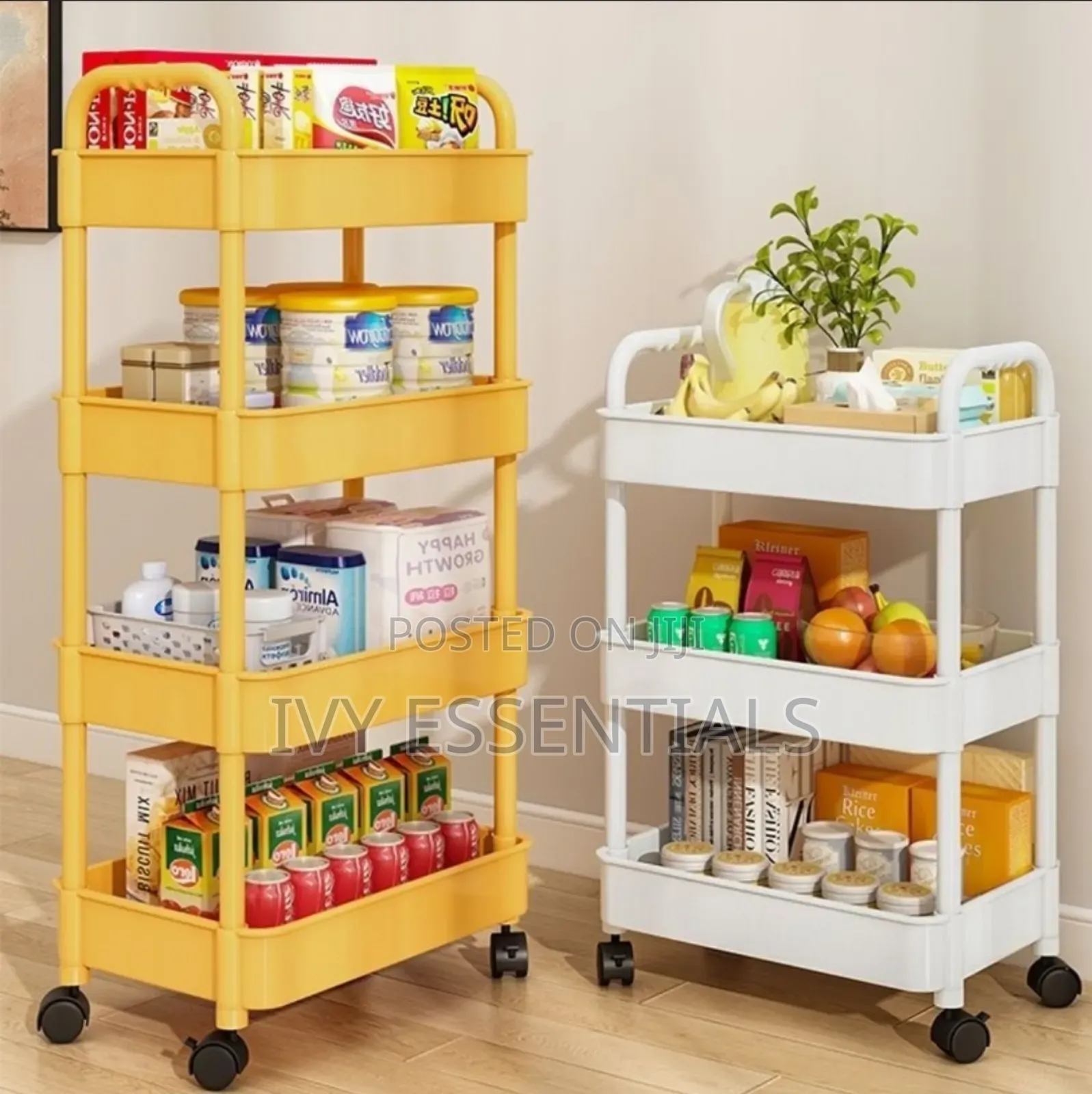 Storage Trolley for Salon, Kitchen Homes Etc