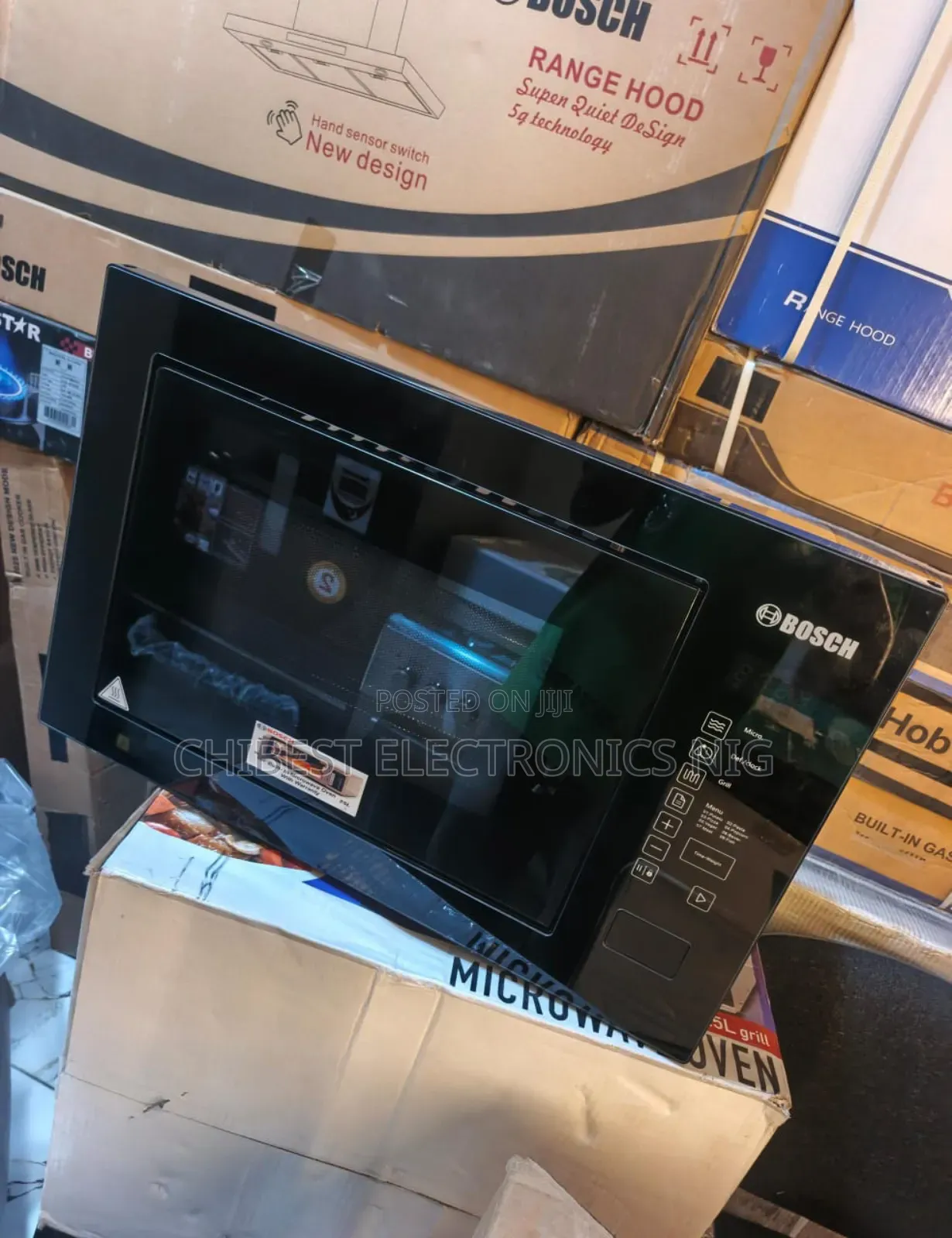 Quality Bosch Built-in Mirror Face Glass Digital Microwave With Grill