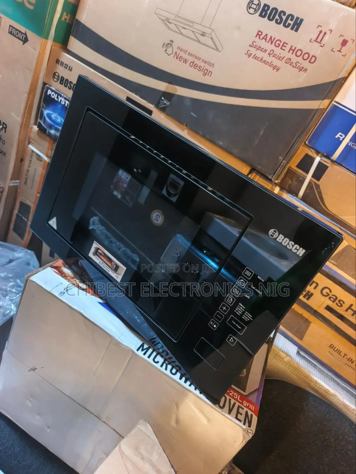 Quality Bosch Built-in Mirror Face Glass Digital Microwave With Grill