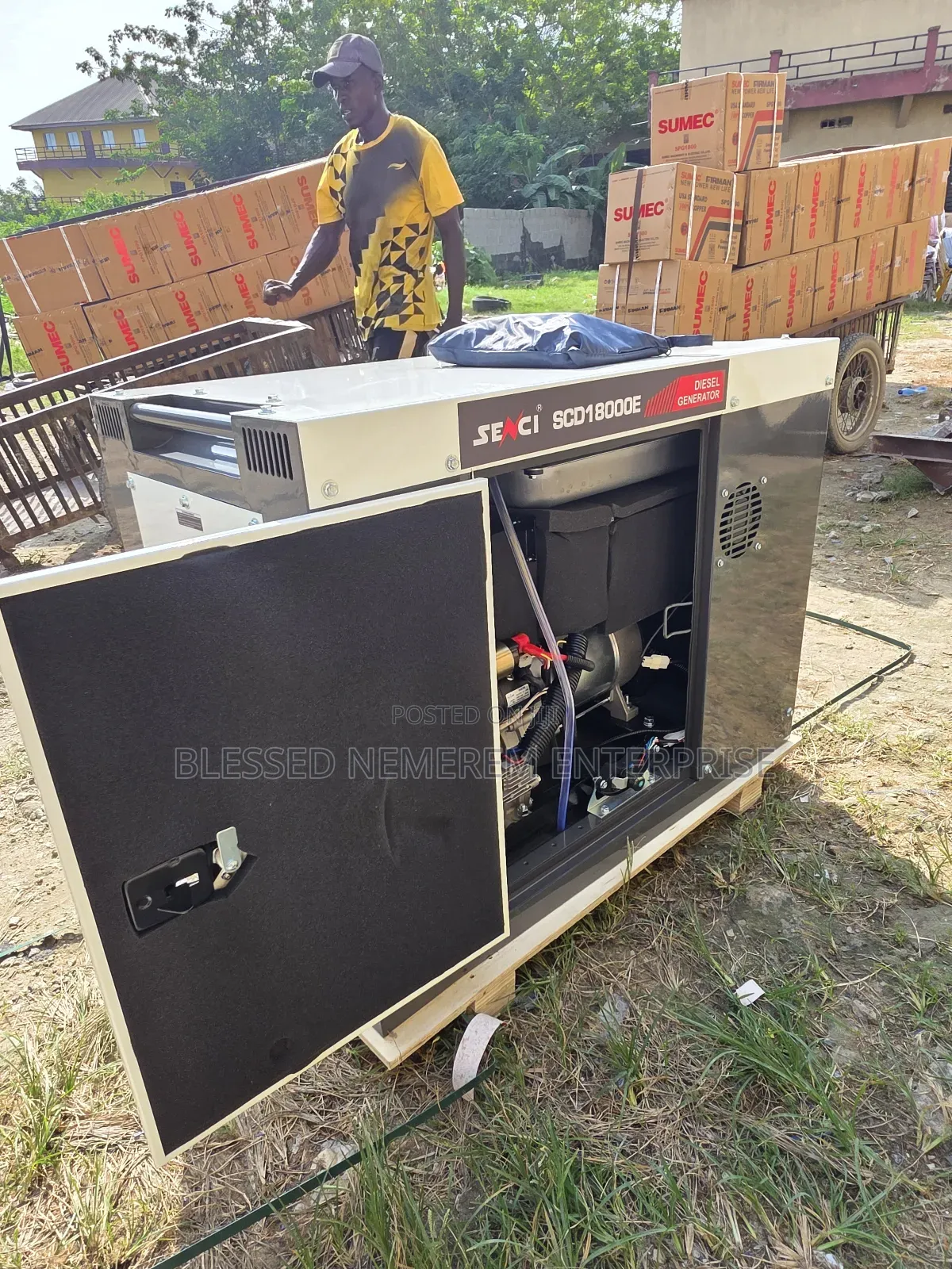 (12.5kva)Senci Diesel Soundproof Generator Model Scd18000e 100%Copper