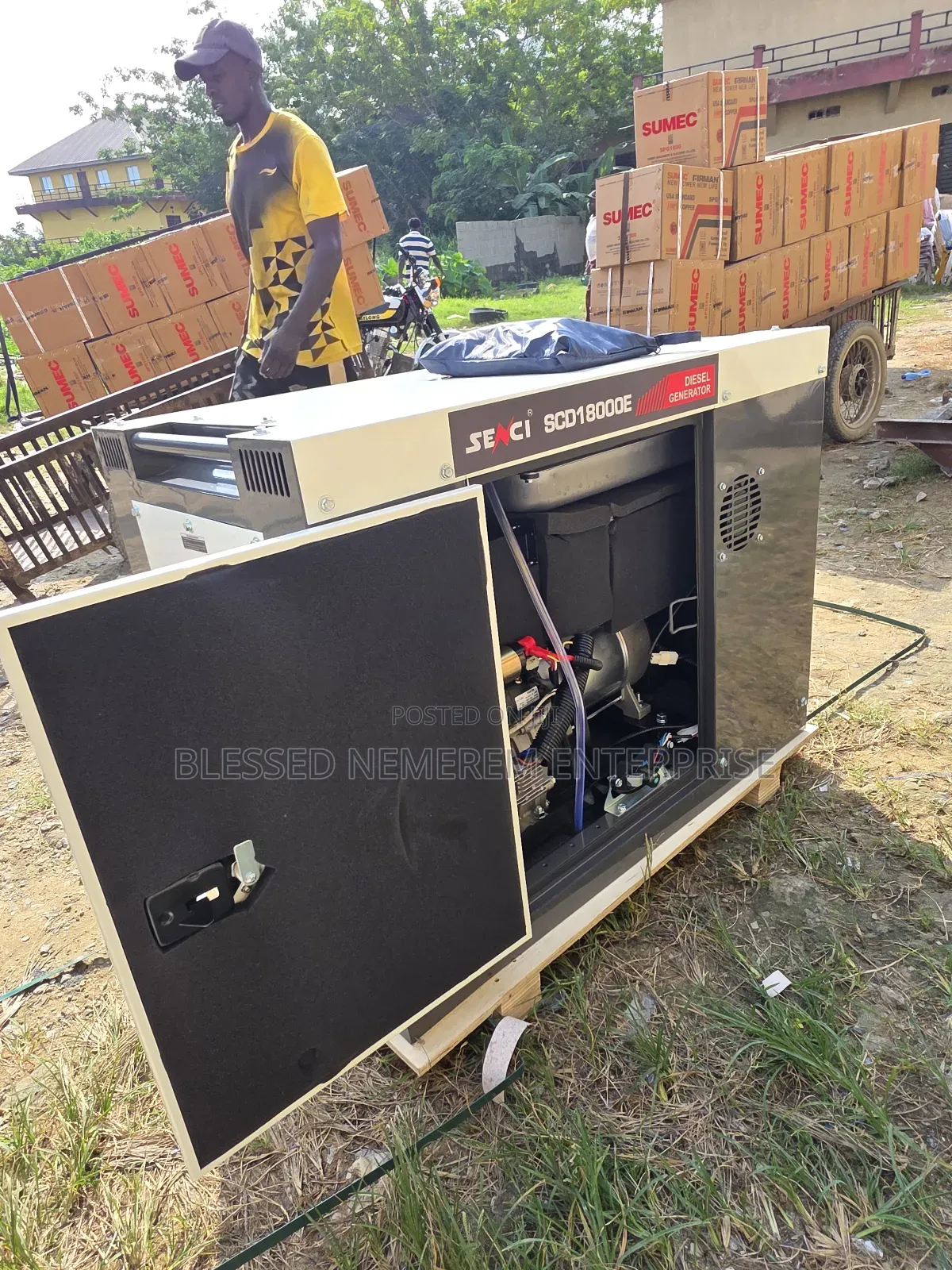 (12.5kva)Senci Diesel Soundproof Generator Model Scd18000e 100%Copper