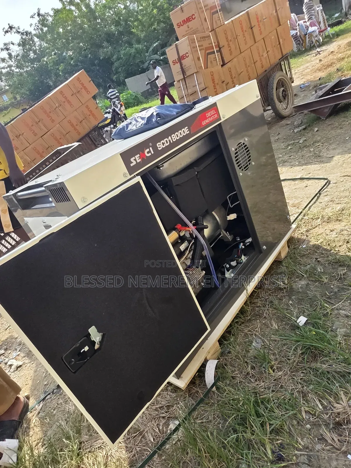 Senci (12.5kva)Diesel Soundproof Gen 1years Wty 100%Copper Coil