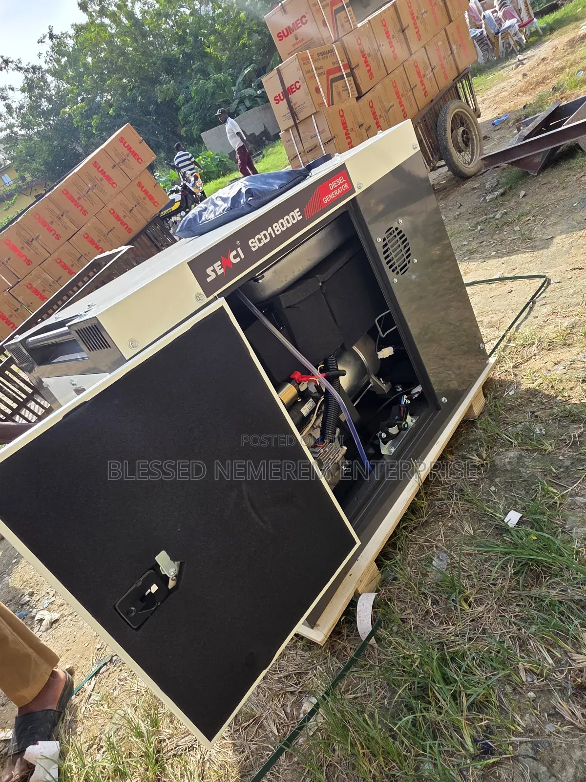 Senci (12.5kva)Diesel Soundproof Gen 1years Wty 100%Copper Coil