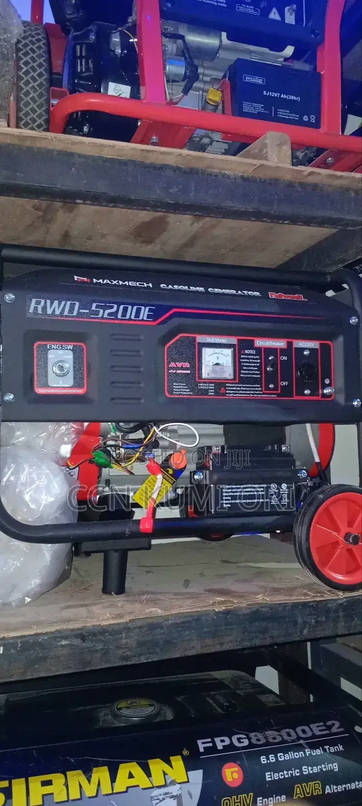 Maxmech Rwd5200e Gasoline Generator. 4.5kva.  Copper Coil.